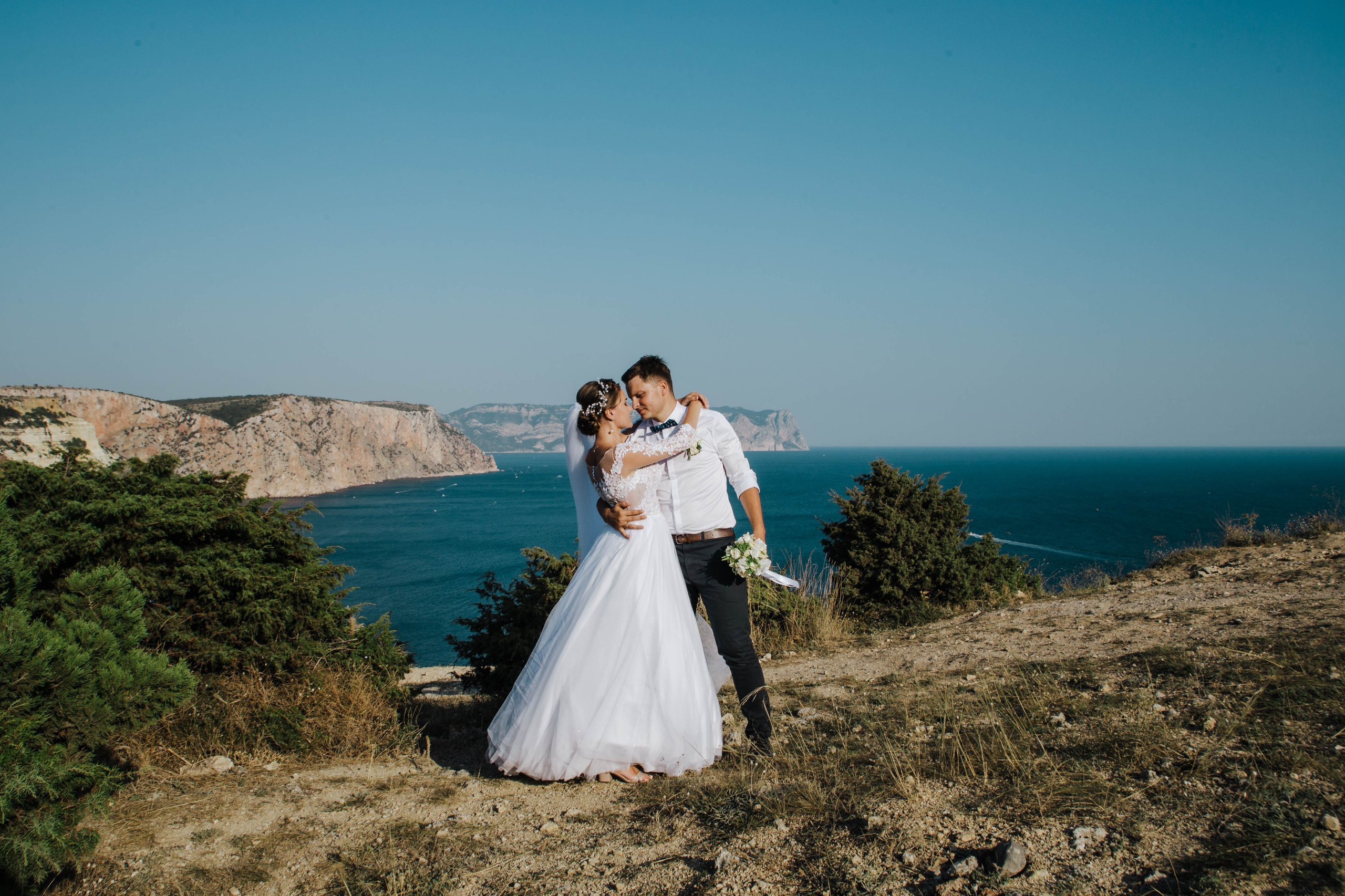 Татьяна & Артём. Свадебная фотосессия Воронцовский дворец и мыс Фиолент. Свадебный и контент фотограф в Севастополе и Крыму Марина Данилова