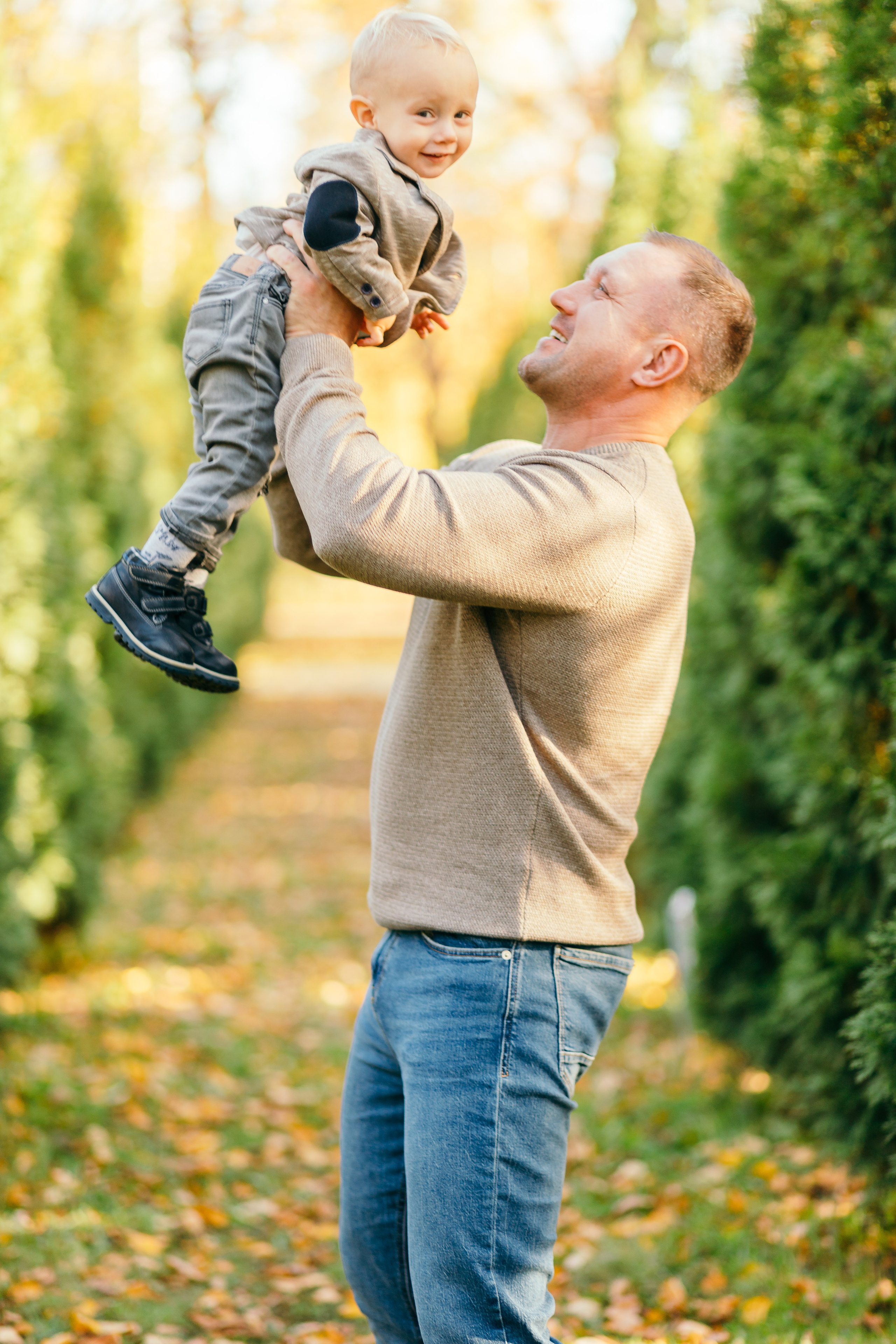 Осенняя прогулка Насти, Ромы и Саши. Семейный фотограф в Рязани Харламова Влада
