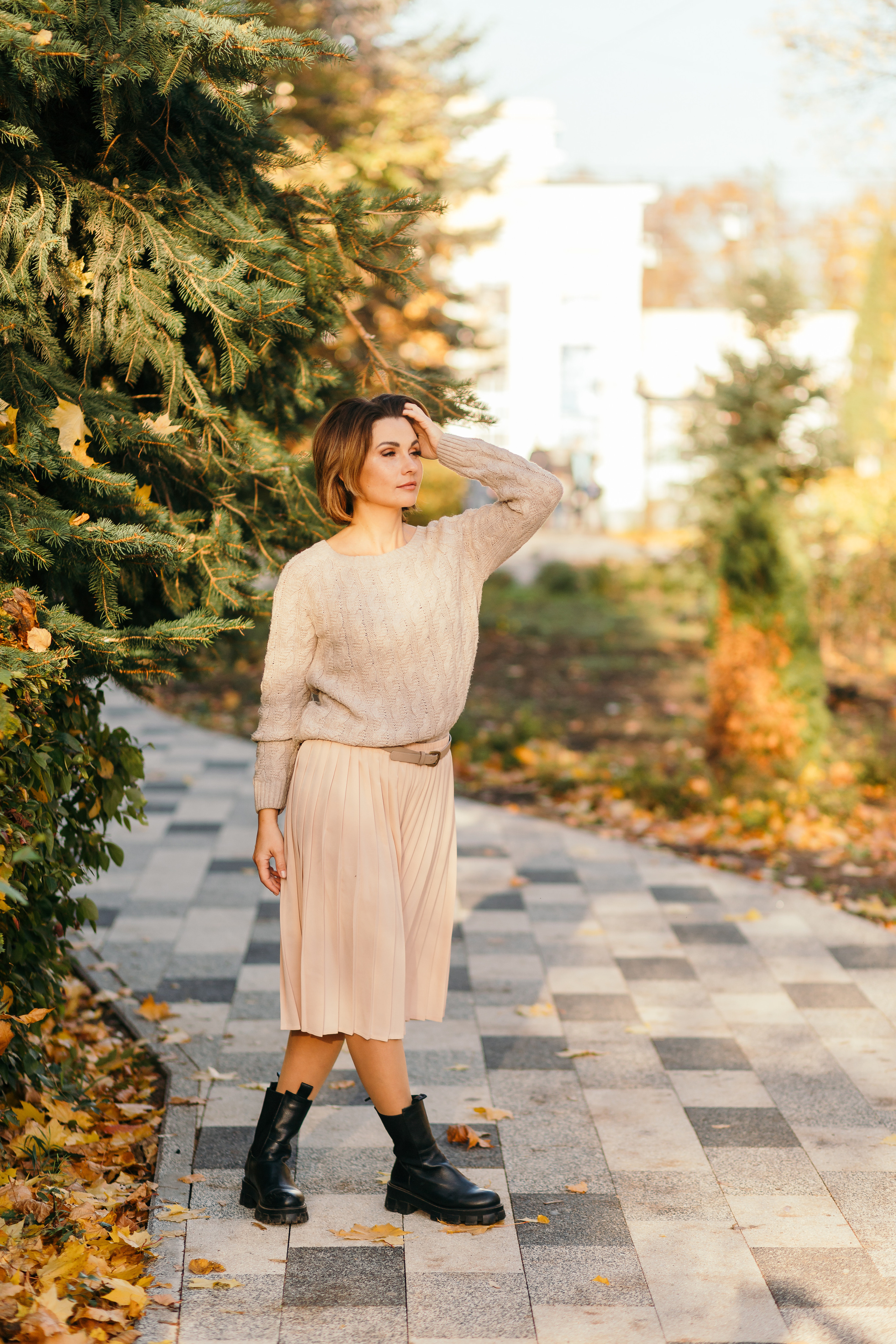 Осенняя прогулка Насти, Ромы и Саши. Семейный фотограф в Рязани Харламова Влада