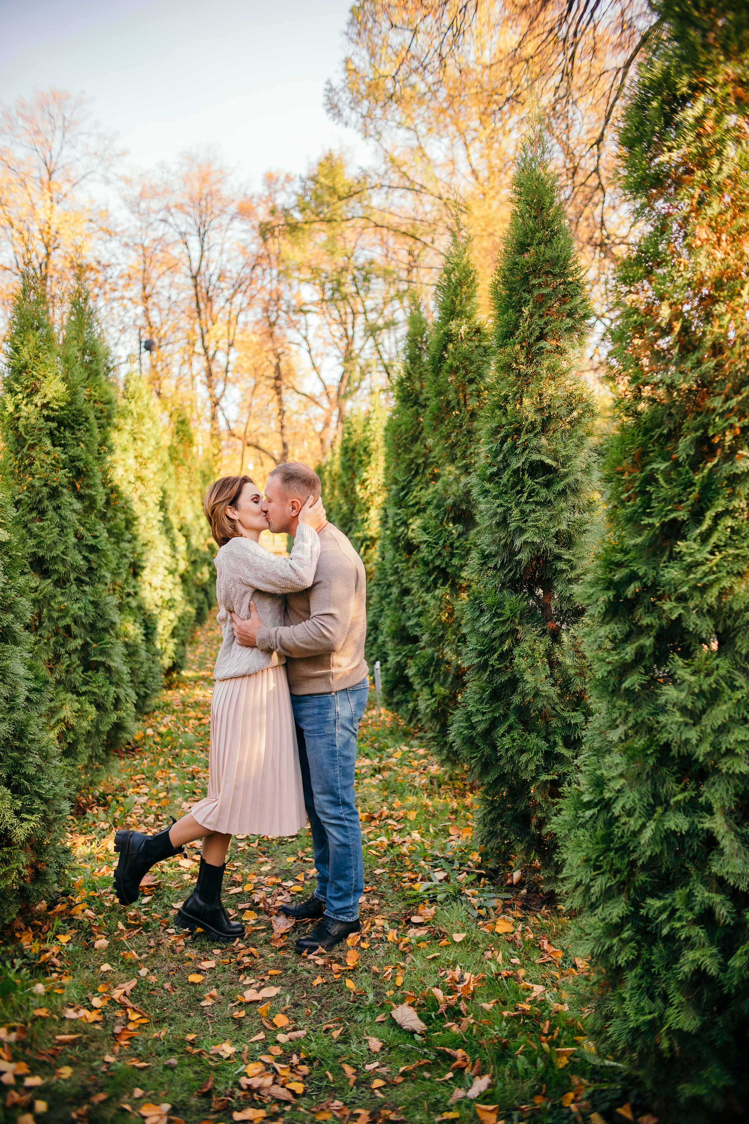 Осенняя прогулка Насти, Ромы и Саши. Семейный фотограф в Рязани Харламова Влада
