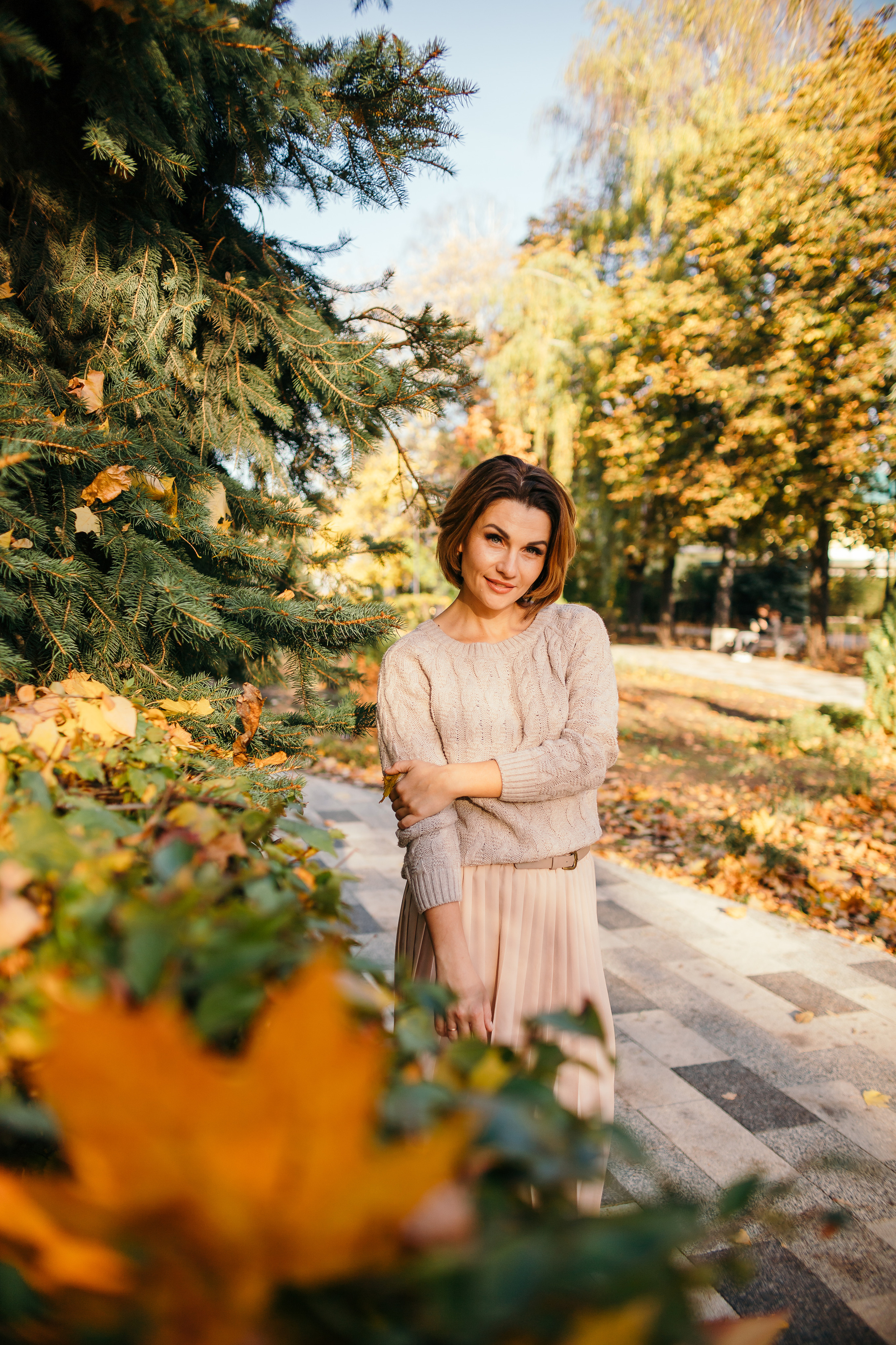 Осенняя прогулка Насти, Ромы и Саши. Семейный фотограф в Рязани Харламова Влада