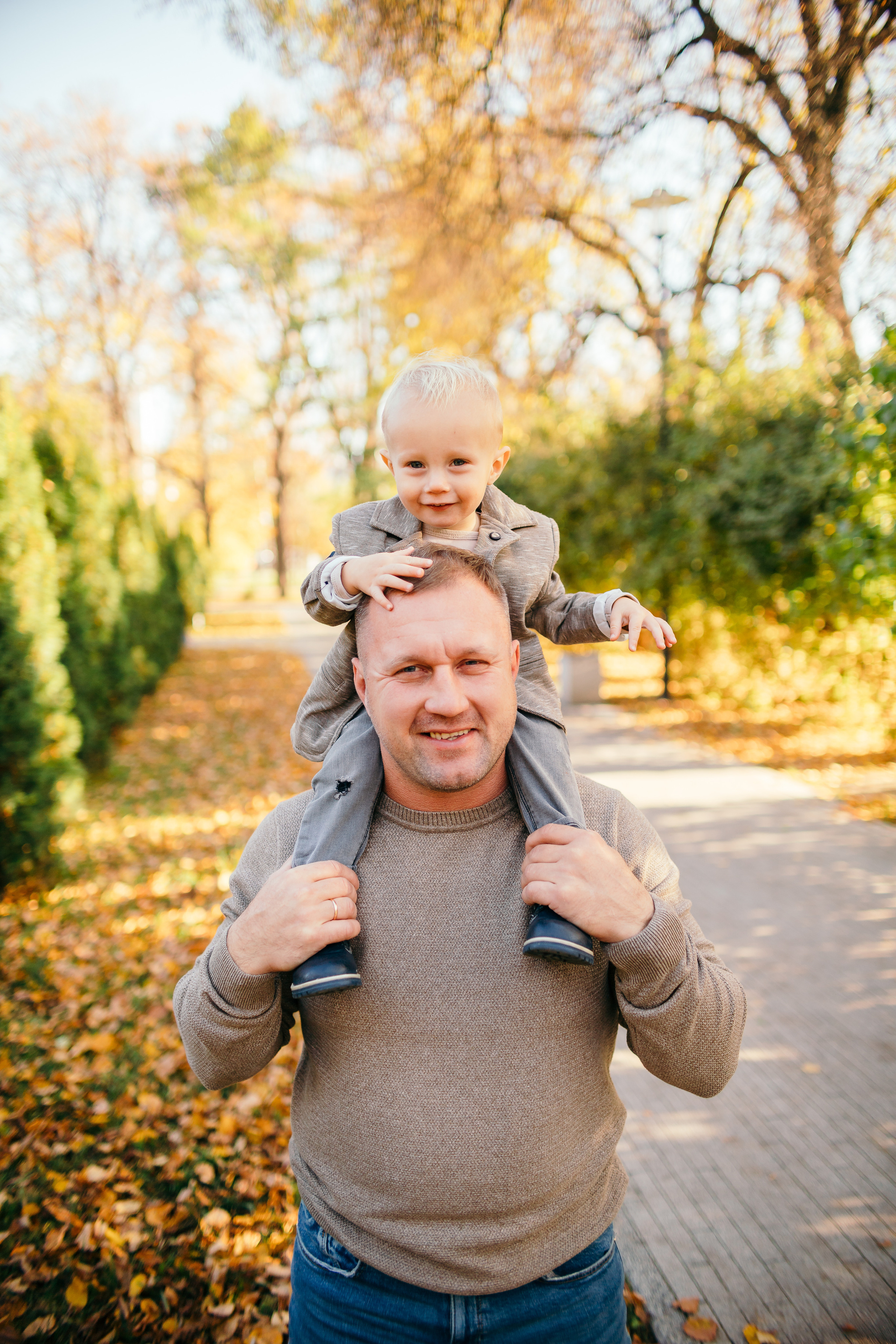 Осенняя прогулка Насти, Ромы и Саши. Семейный фотограф в Рязани Харламова Влада