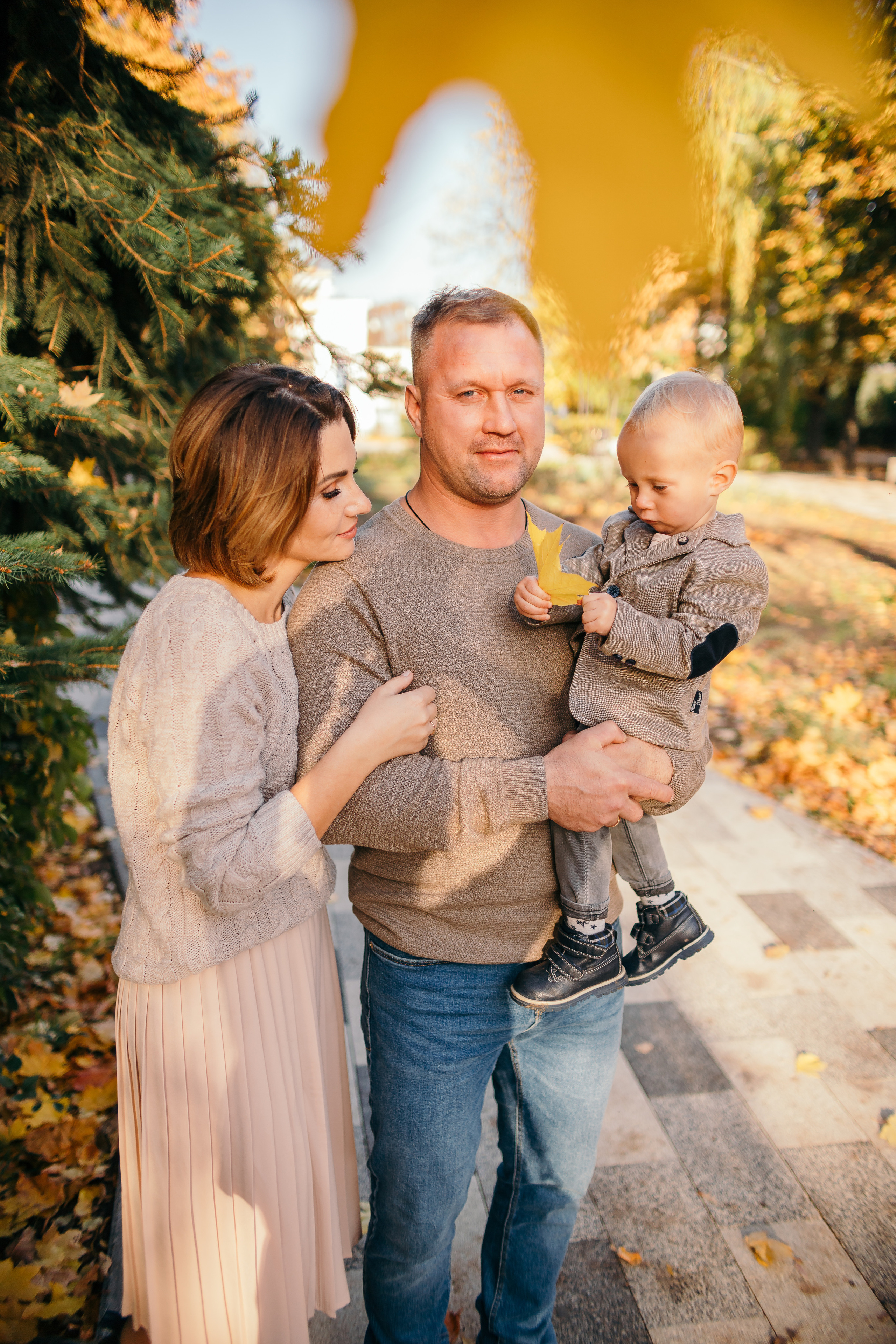 Осенняя прогулка Насти, Ромы и Саши. Семейный фотограф в Рязани Харламова Влада