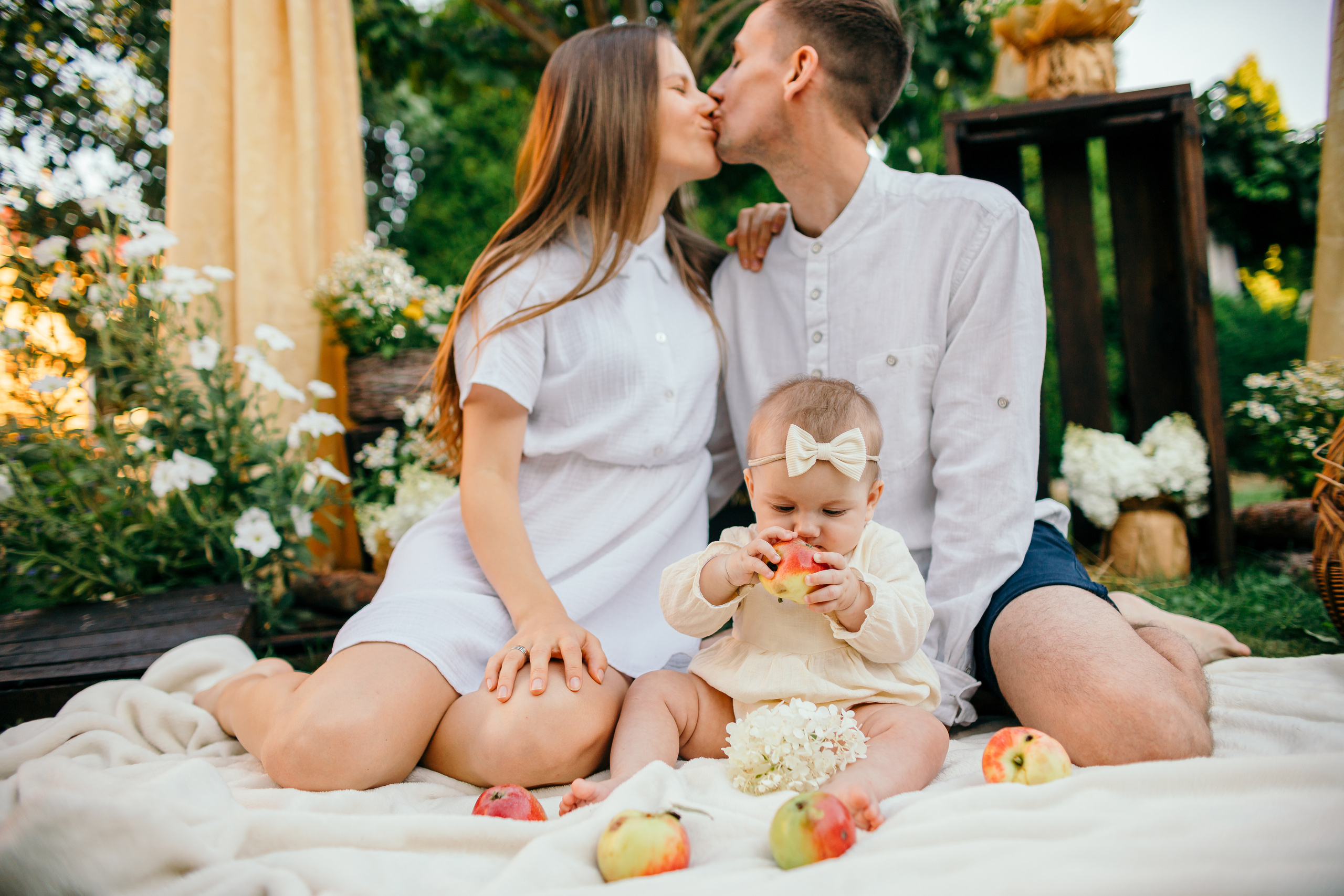Настя, Лёша и Ева. Семейный фотограф в Рязани Харламова Влада