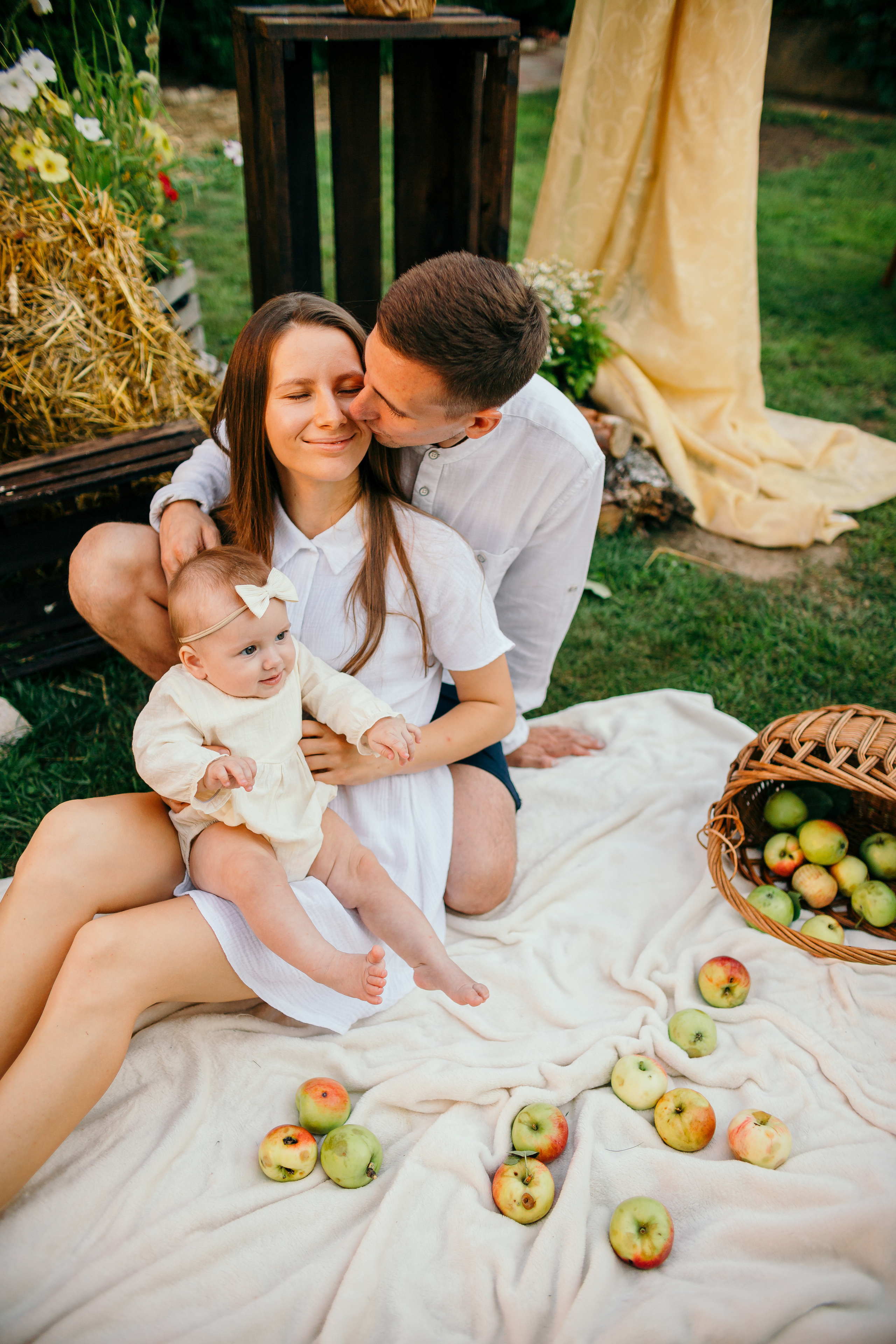 Настя, Лёша и Ева. Семейный фотограф в Рязани Харламова Влада