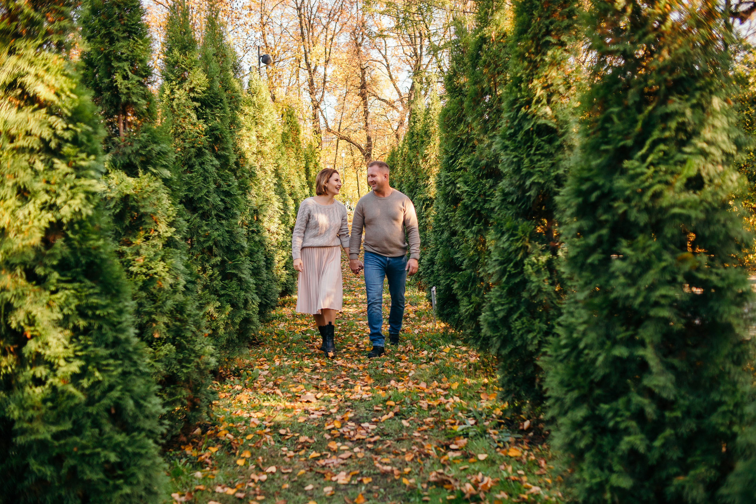 Осенняя прогулка Насти, Ромы и Саши. Семейный фотограф в Рязани Харламова Влада