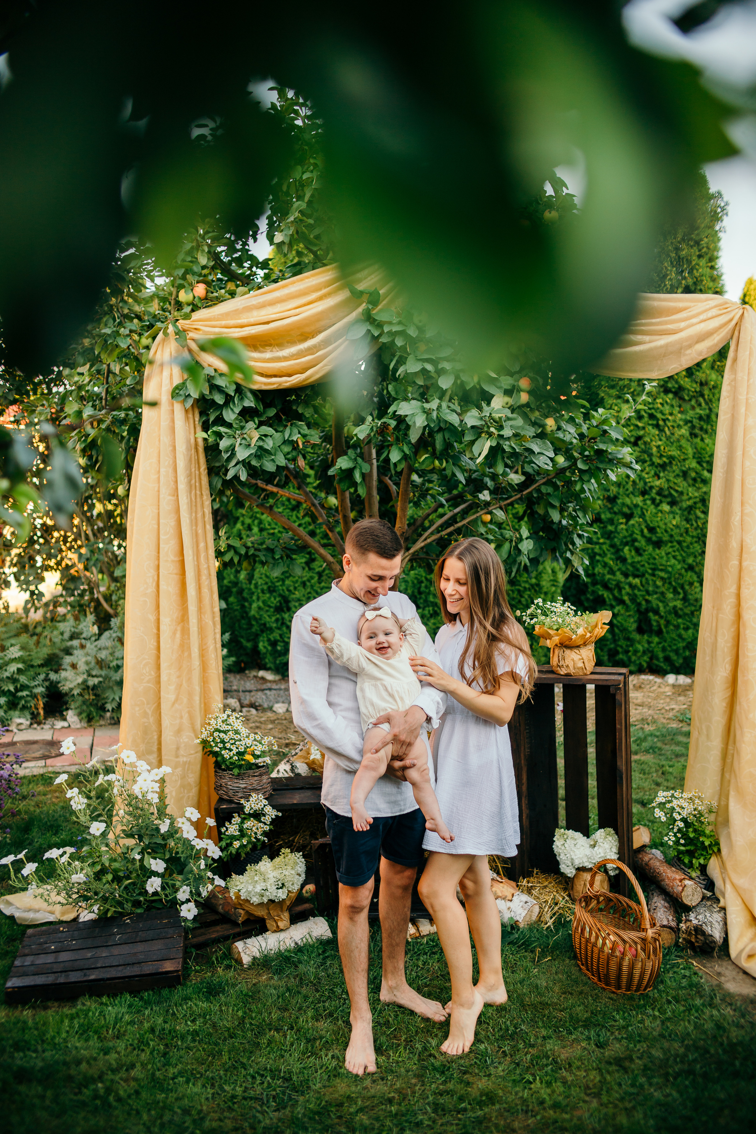 Настя, Лёша и Ева. Семейный фотограф в Рязани Харламова Влада