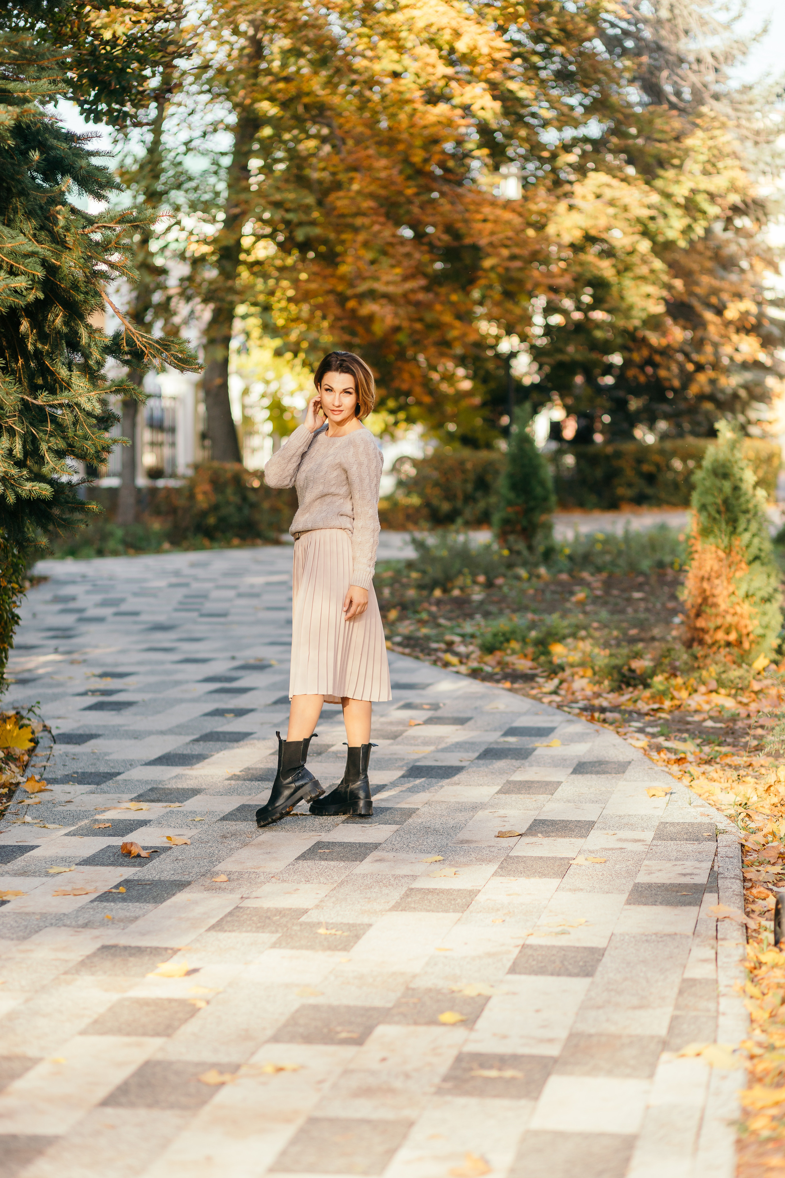 Осенняя прогулка Насти, Ромы и Саши. Семейный фотограф в Рязани Харламова Влада