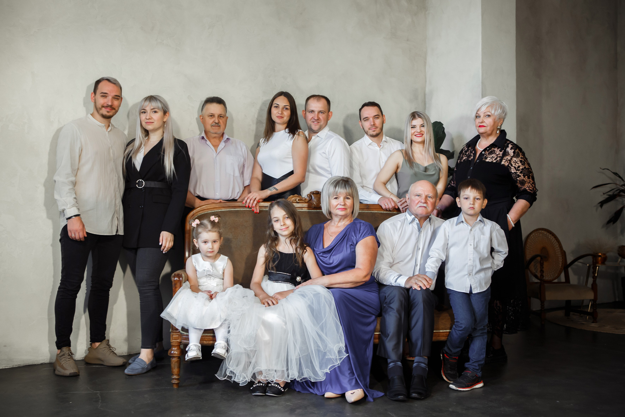 Очень большая семья, личные и парные портреты. Свадебный и портретный Фотограф в Липецке Дмитрий Котюков