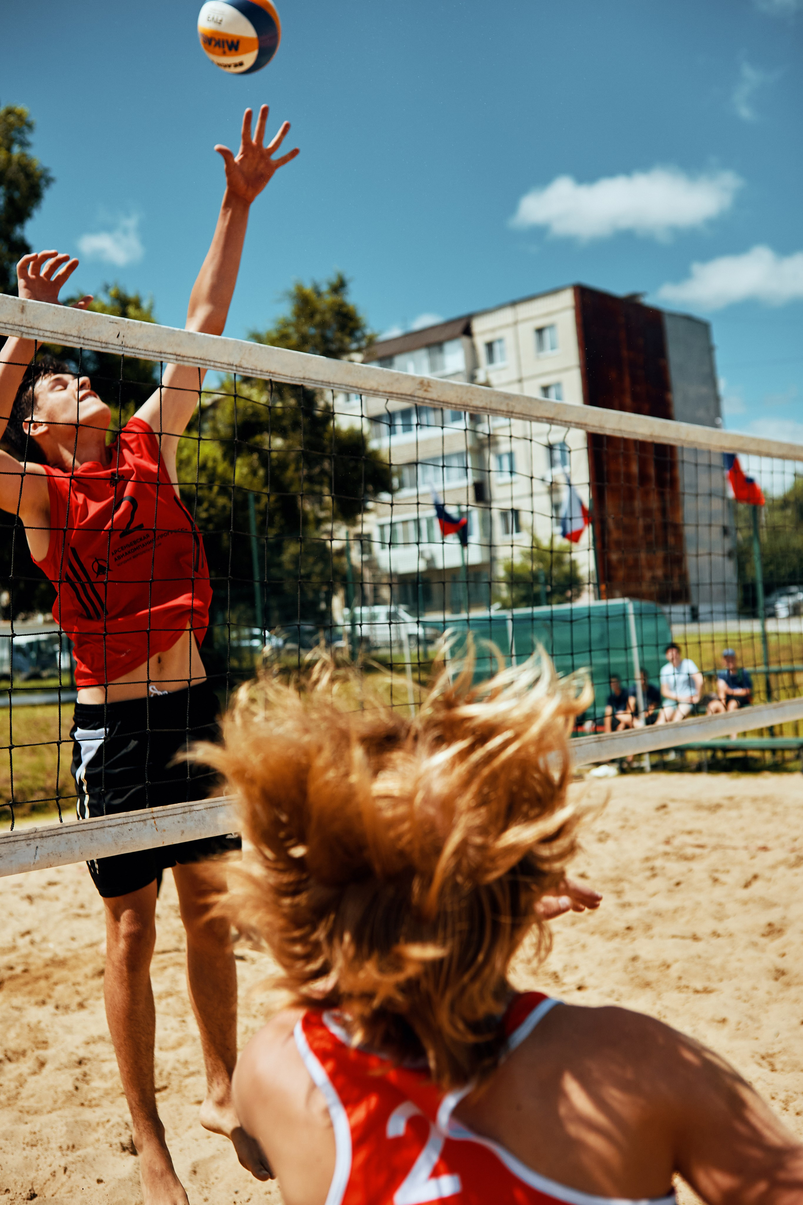 Один день соревнований по пляжному волейболу