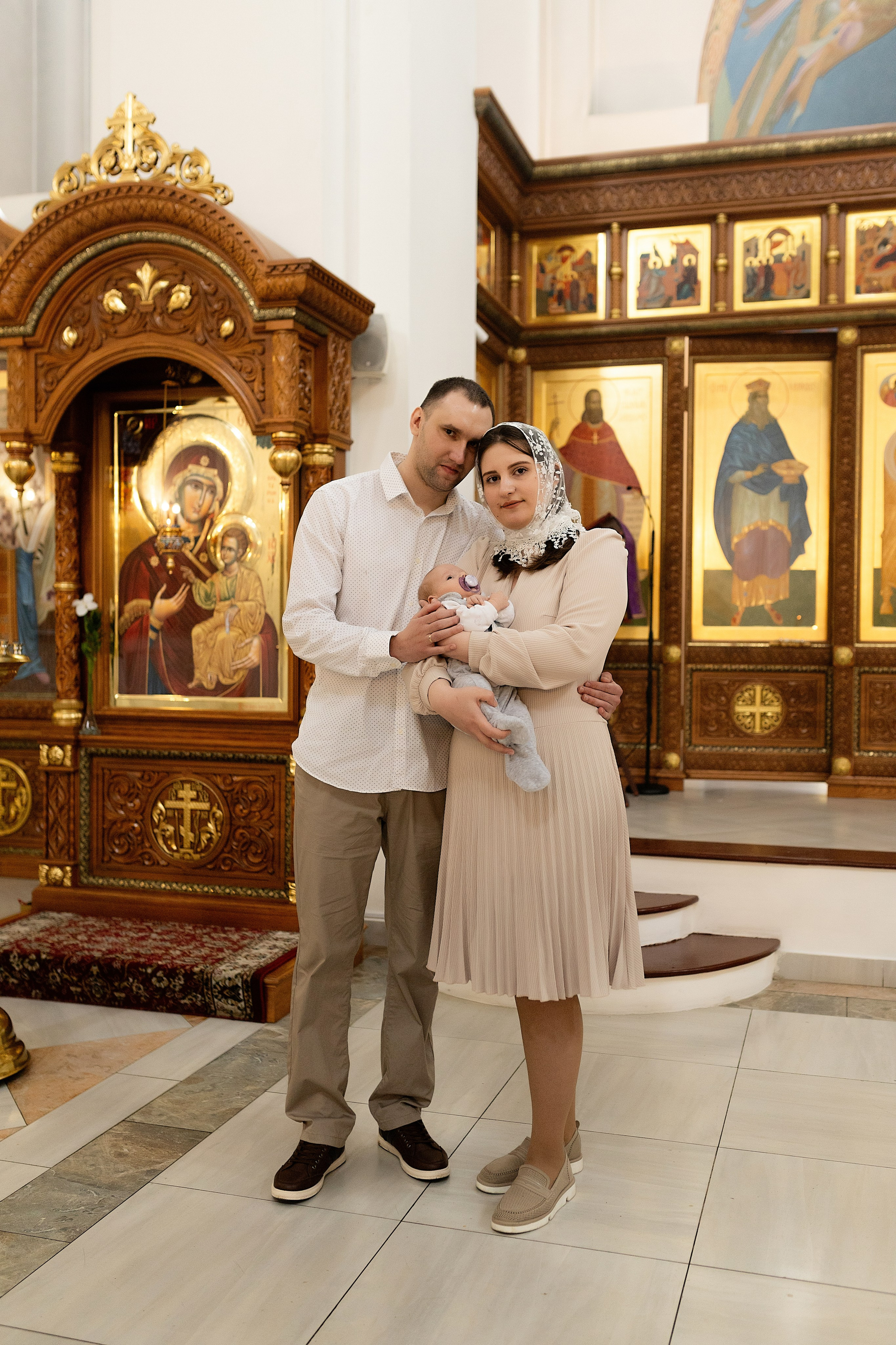 Таинство крещения Алисы. Фотограф в Железнодорожном и Балашихе