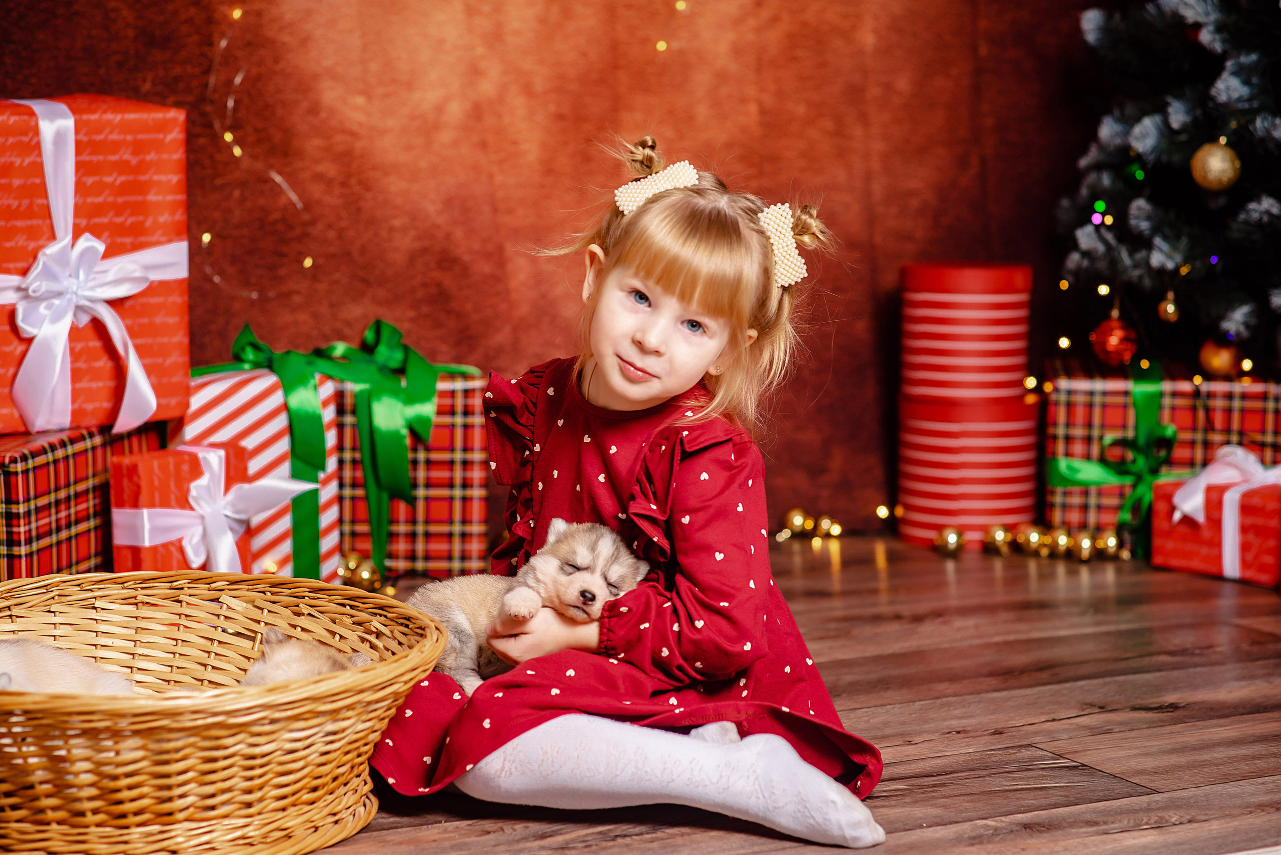 Детский проект с Хаски. Семейный и детский фотограф в Екатеринбурге и НевьянскеТимурова Алина