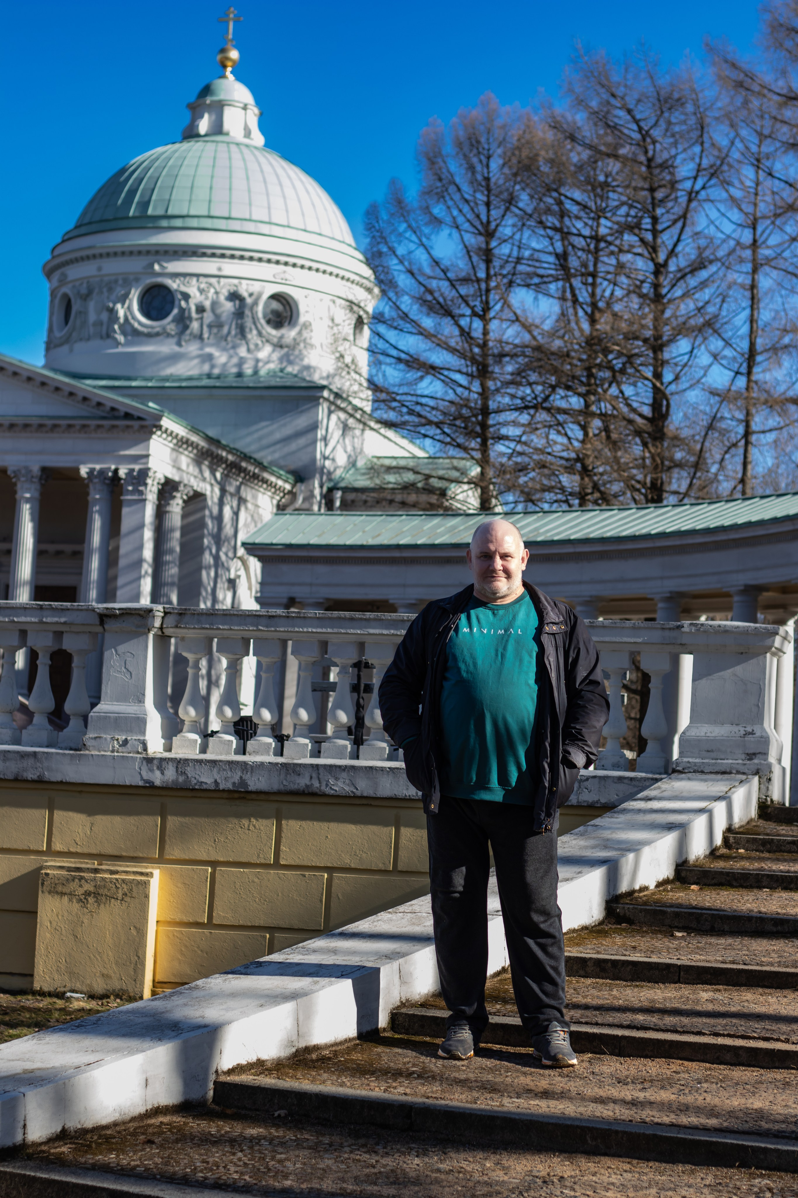 Фотосессия в Усадьбе Архангельское Красногорск мужской деловой портрет