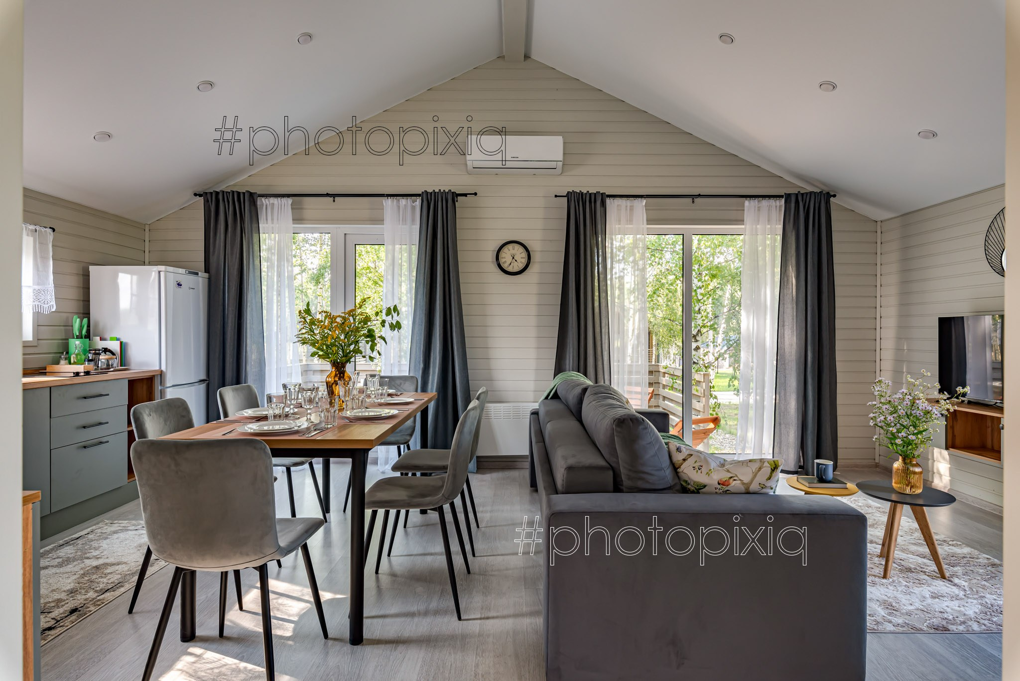 Съёмка загородного дома в КП Грин Лаундж для аренды. Интерьерная съёмка и виртуальные туры — Интерьерный фотограф Кузнецов Сергей (photopixiq)