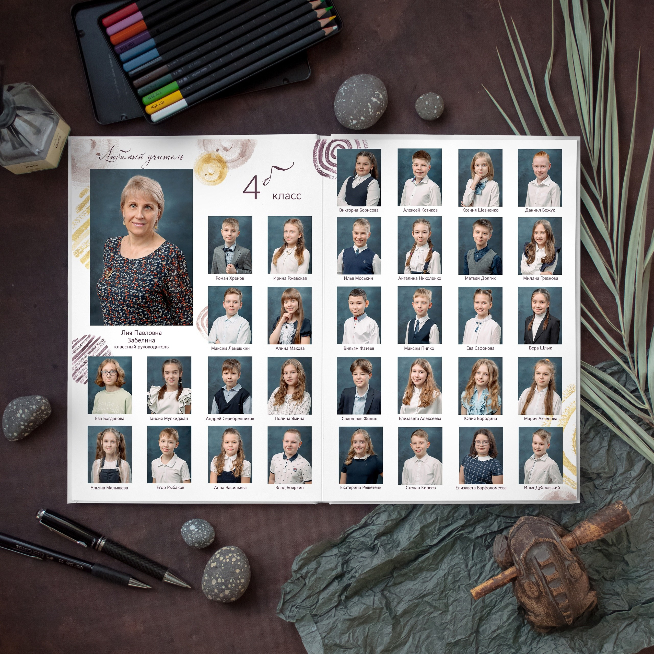 Выпускной альбом Mini 1-4 класс. Фотоальбомы для выпускников школ и детских садов в Республике Алтай и за её пределами