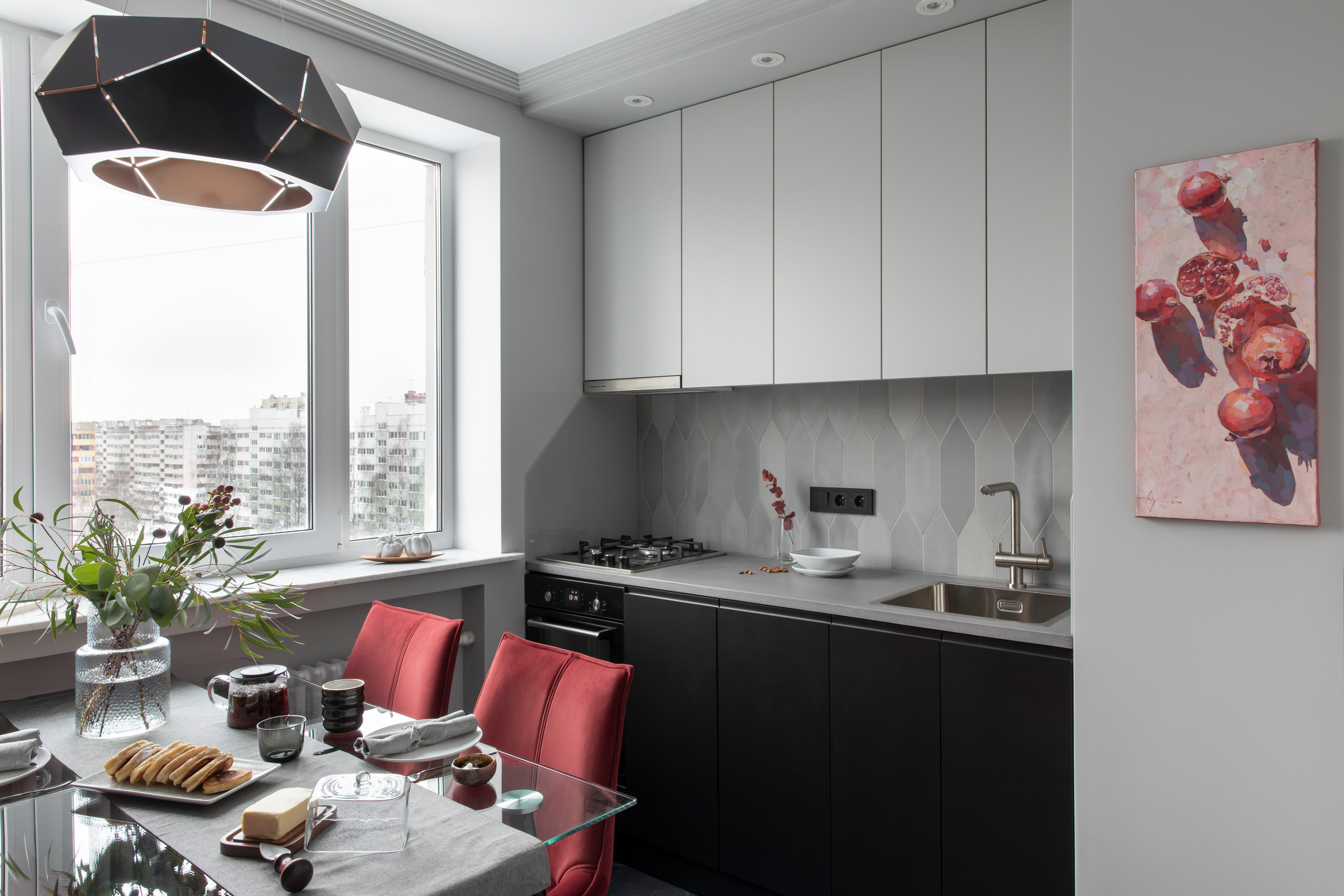 Северные контрасты. Квартира 51 м². Мастерская интерьеров Светланы Куксовой. Дизайн и реализация