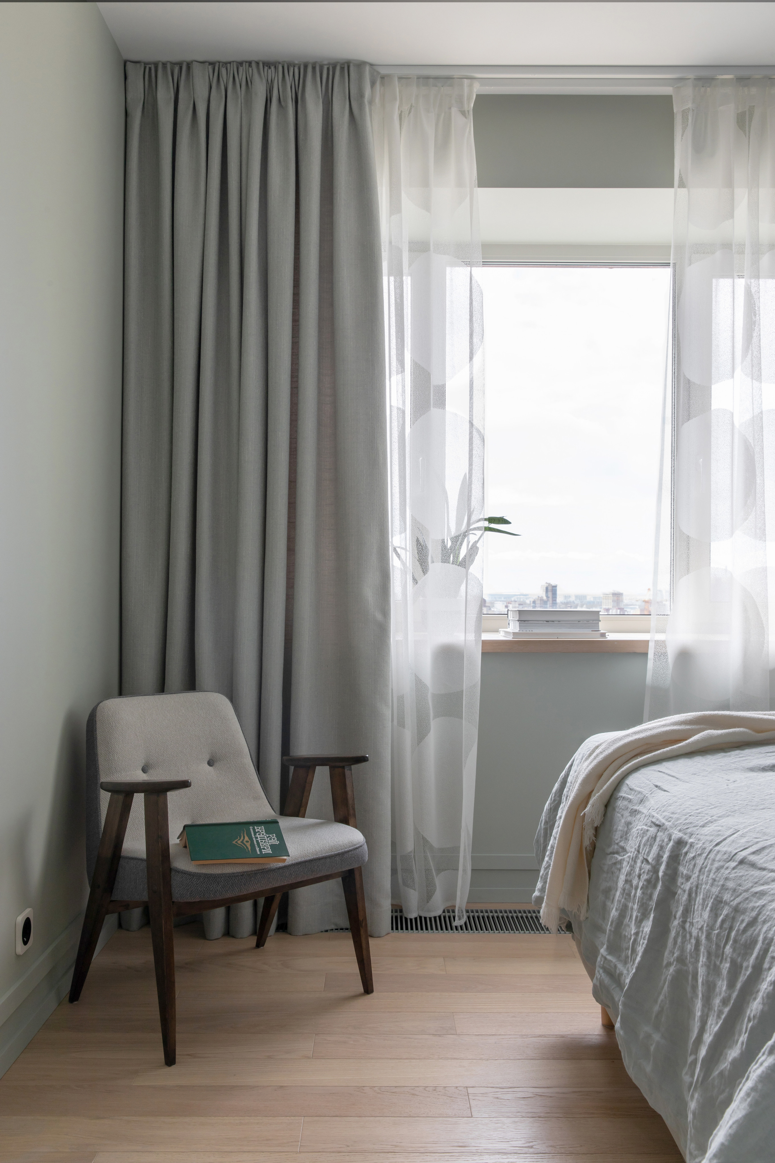 Окна в парк. Квартира 47 м². Мастерская интерьеров Светланы Куксовой. Дизайн и реализация