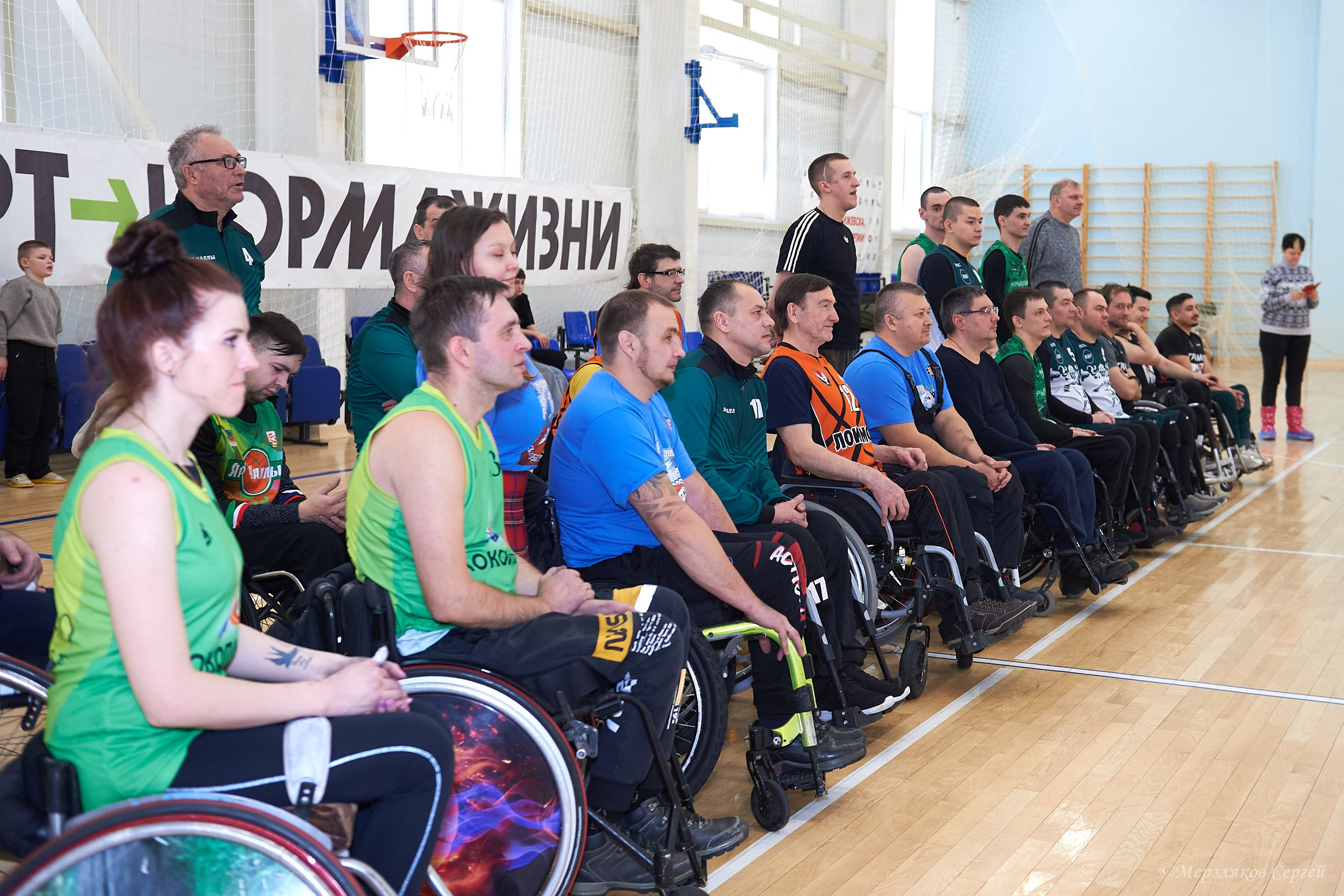 X традиционный Рождественский турнир по баскетболу на колясках. Ижевск. Спортивный репортажный фотограф в Ижевске Сергей Мерзляков
