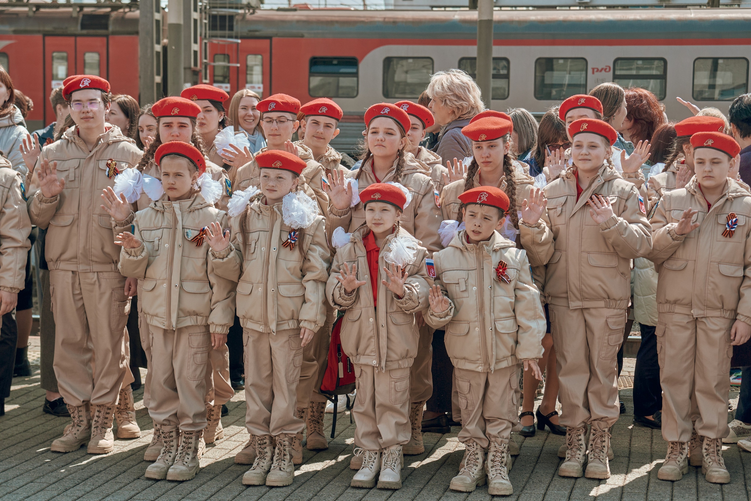 Поезд Победы!. Фотограф во Владивостоке