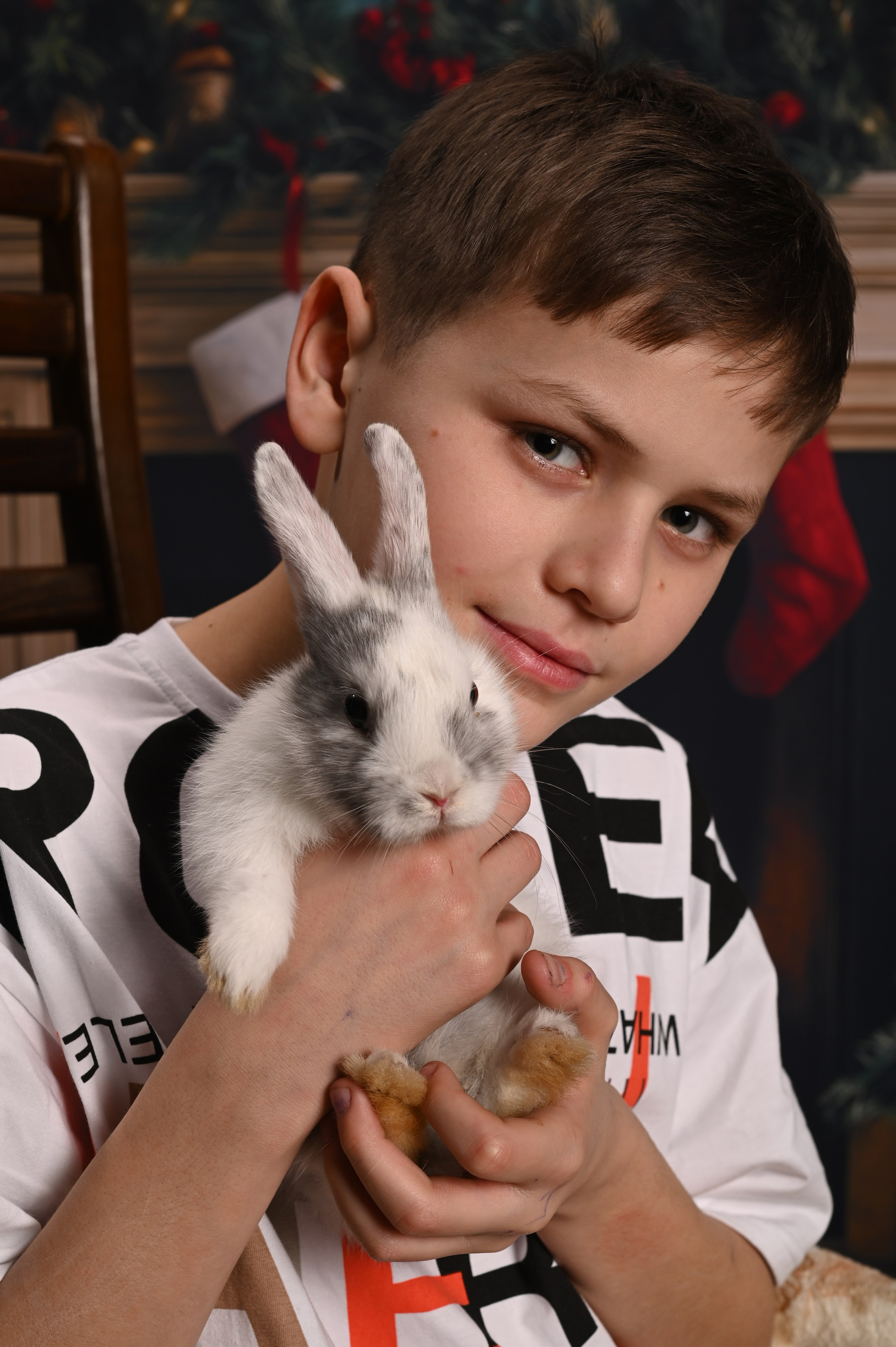 Кролик Рождество. Детский фотограф в Новокузнецке Николай Чекалин