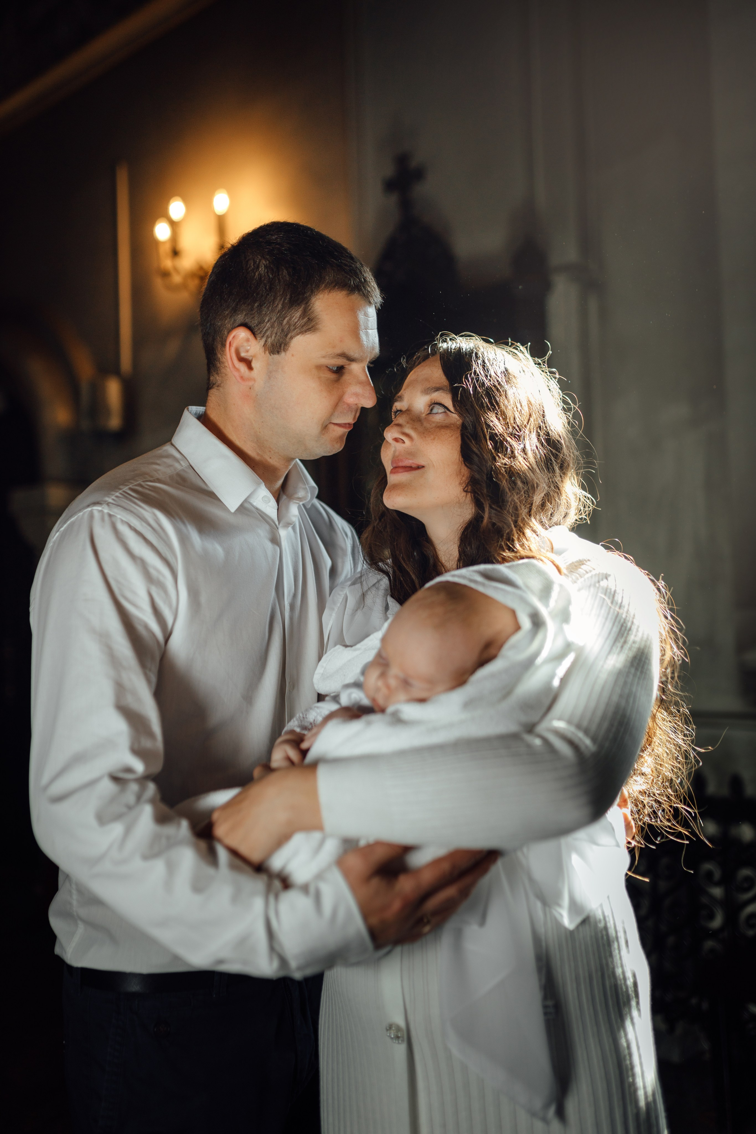 Крещение Тимура храм иконы Всех Скорбящих Радость, октябрь 2024