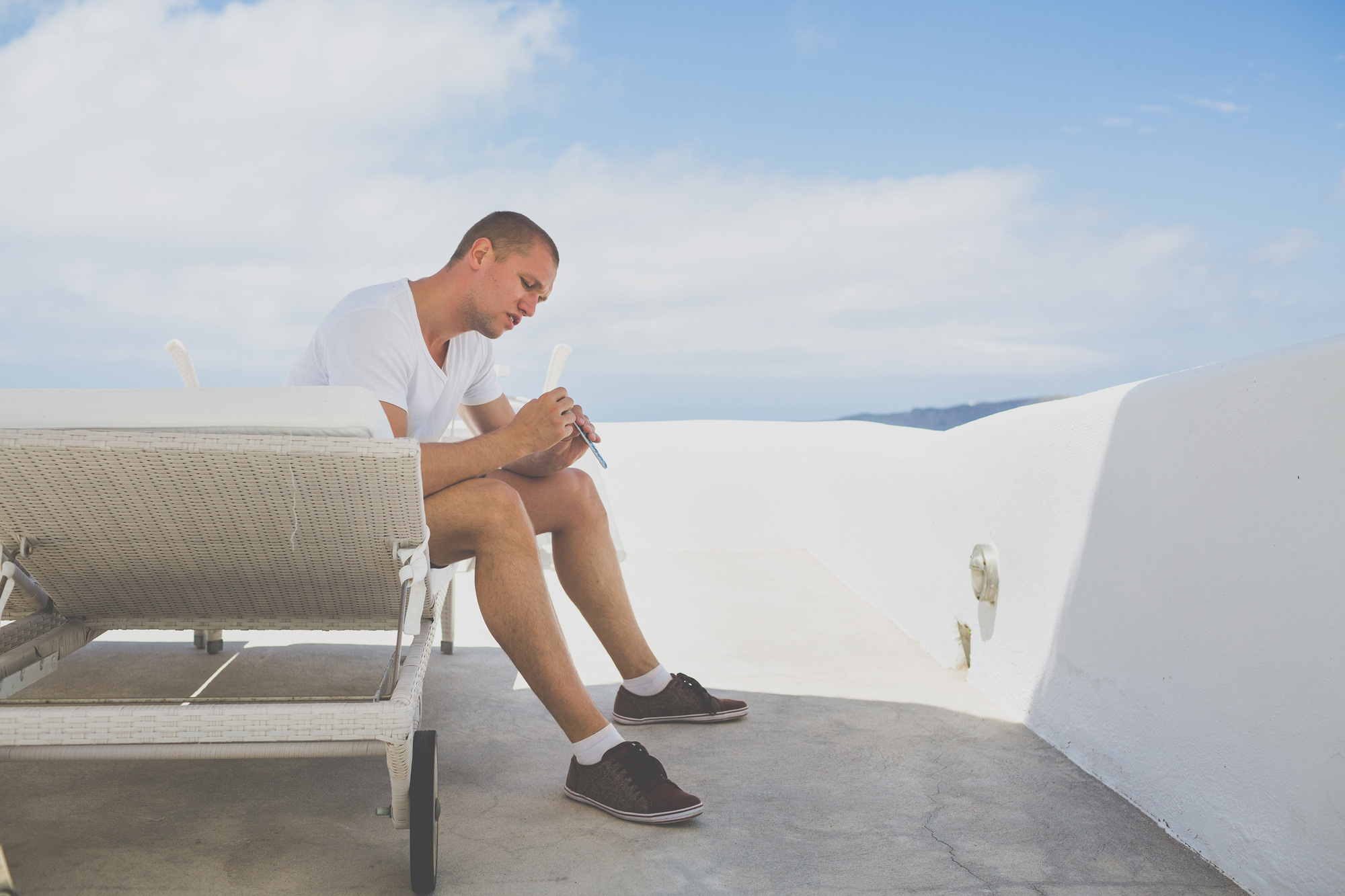 Вера и Андрей, Санторини, Греция