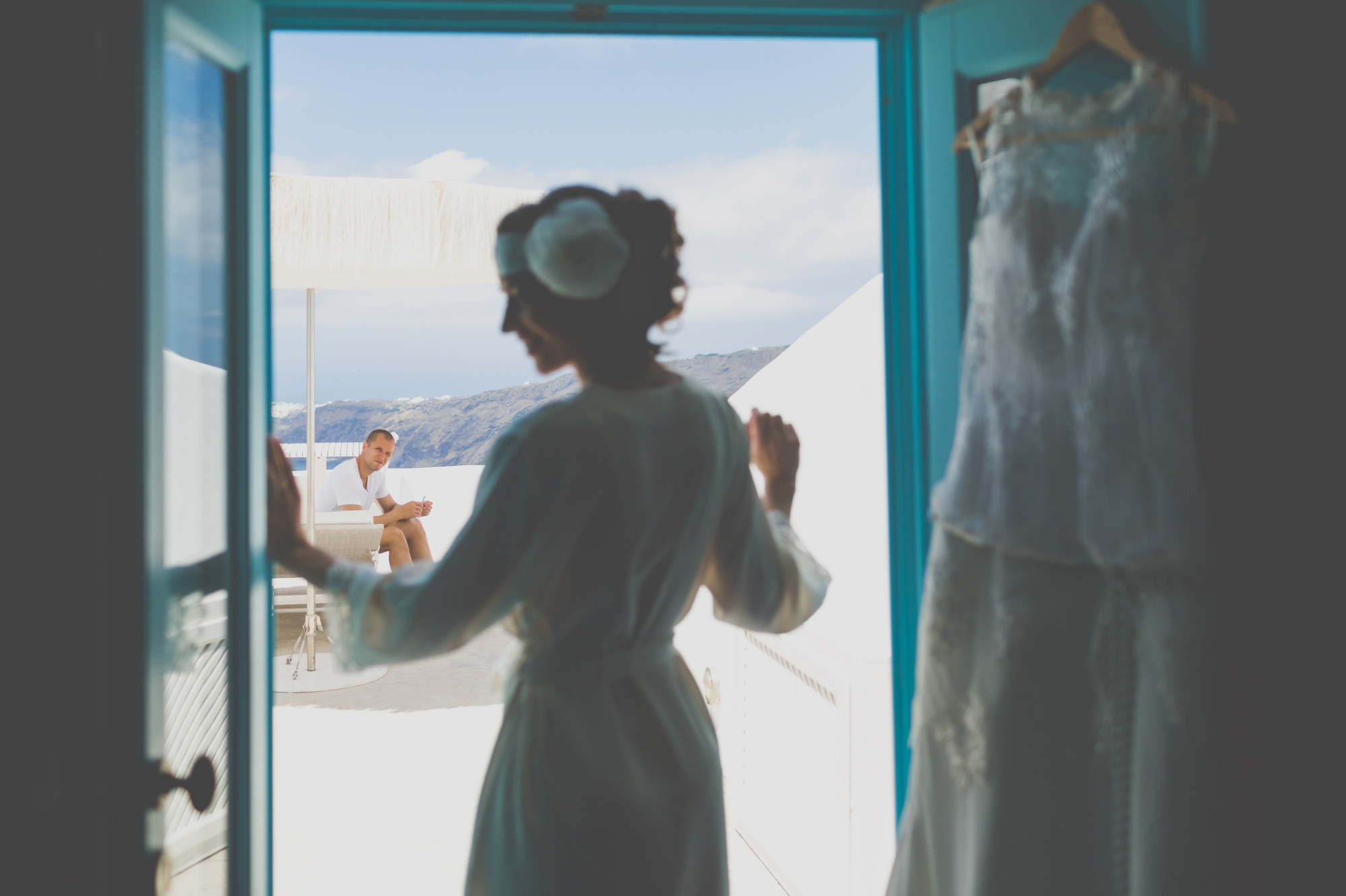 Вера и Андрей, Санторини, Греция