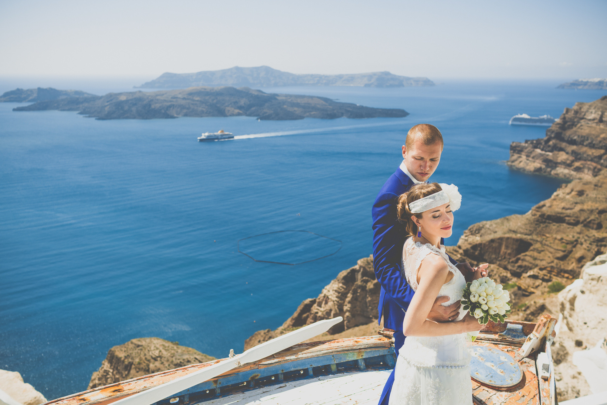 Вера и Андрей, Санторини, Греция