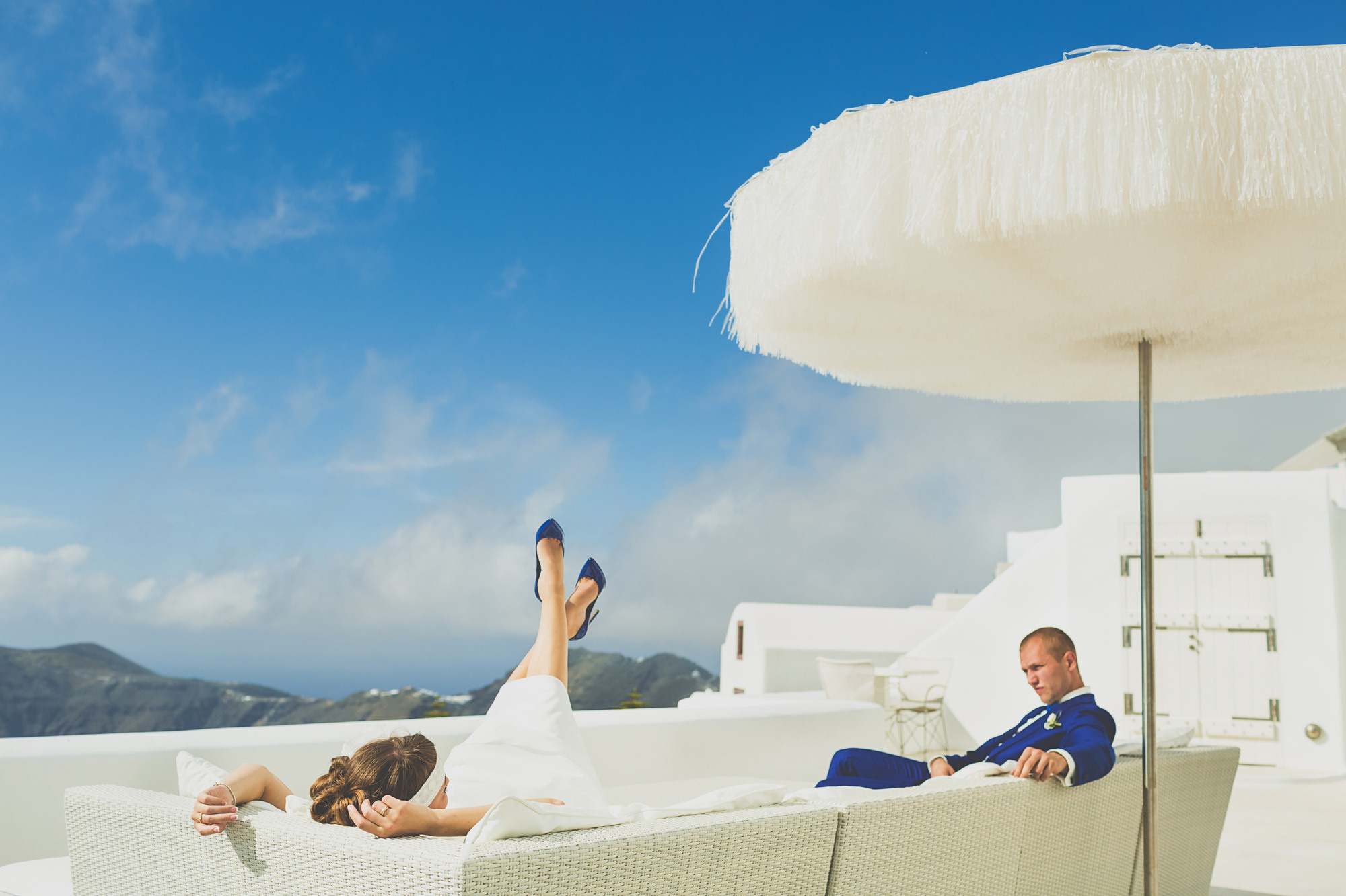 Вера и Андрей, Санторини, Греция