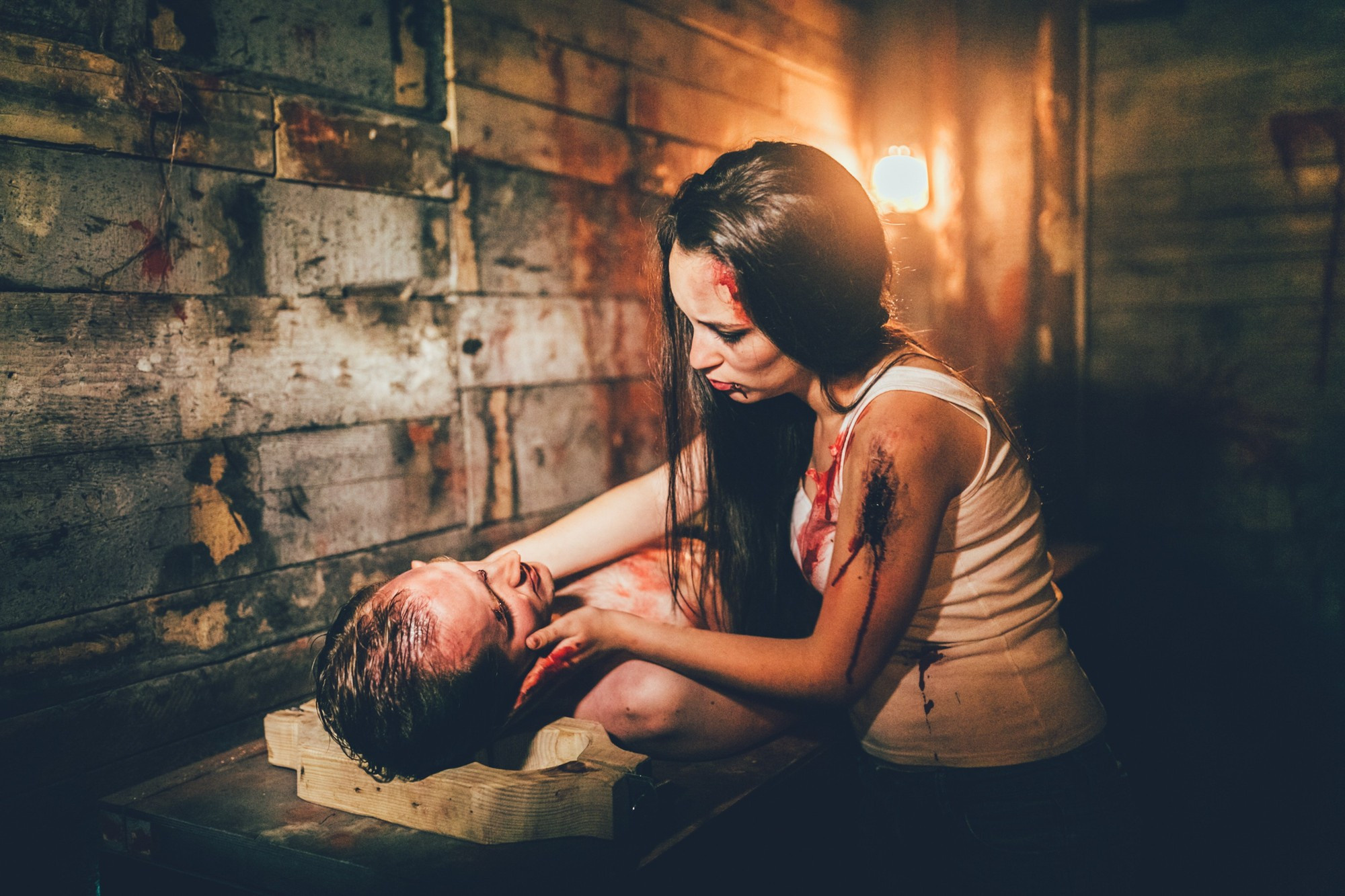 Съемки рекламы для квеста «Пила»