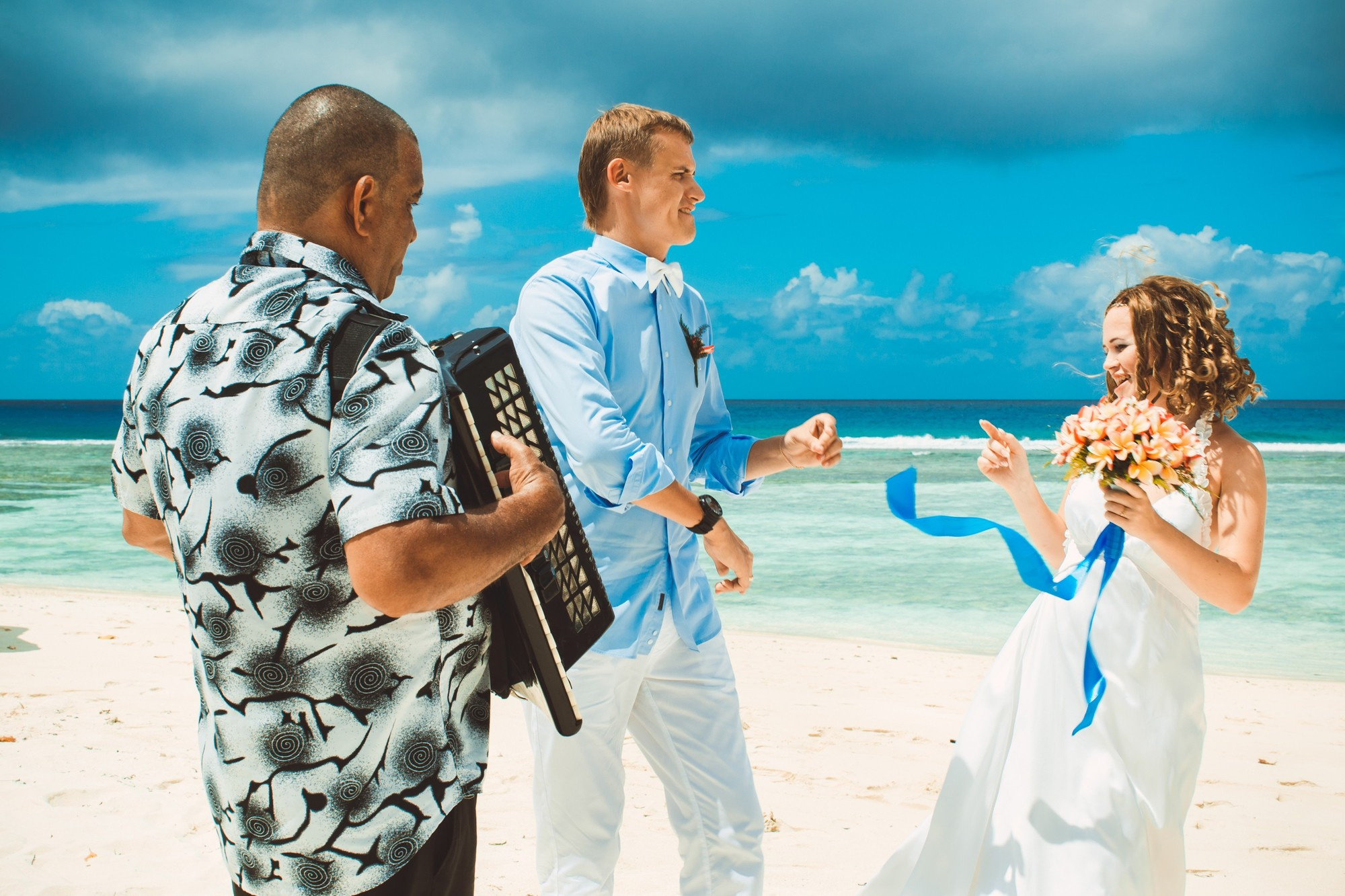 Любовь и Павел. Сейшельские острова