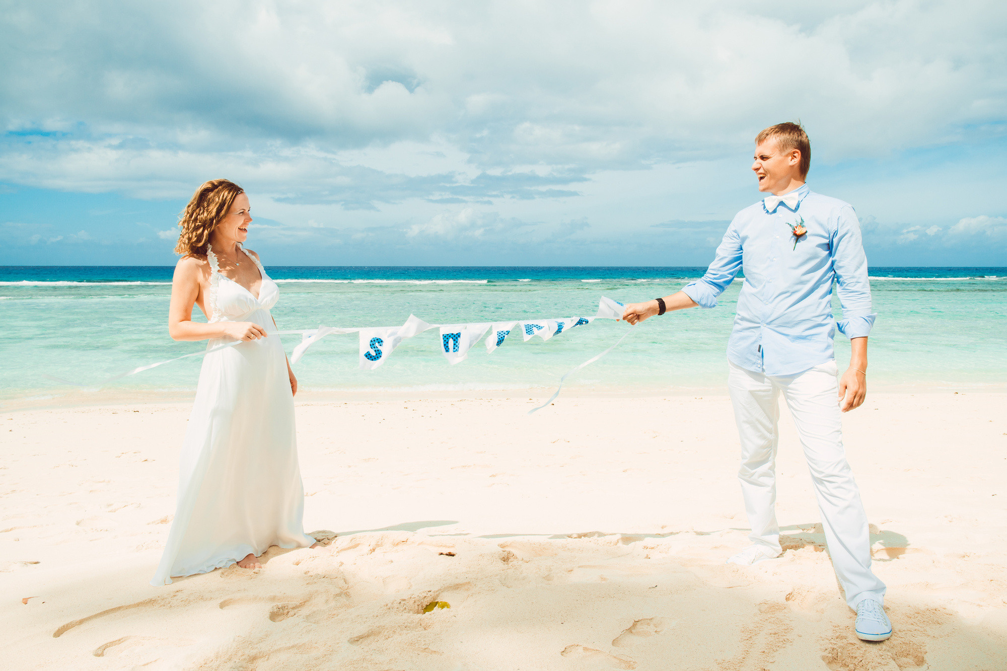 Любовь и Павел. Сейшельские острова