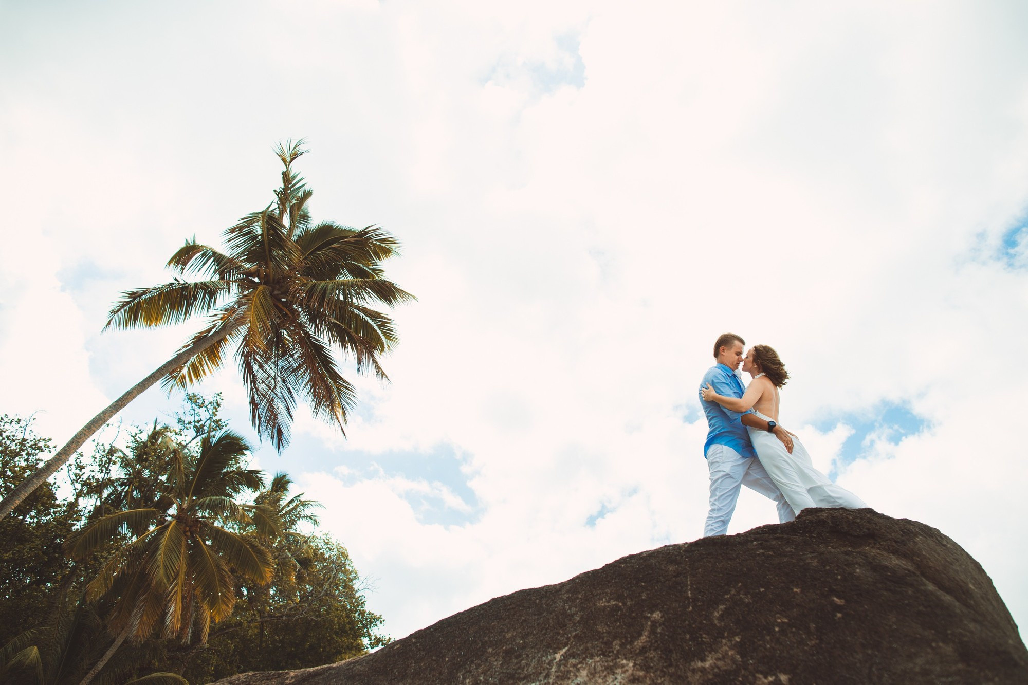 Любовь и Павел. Сейшельские острова