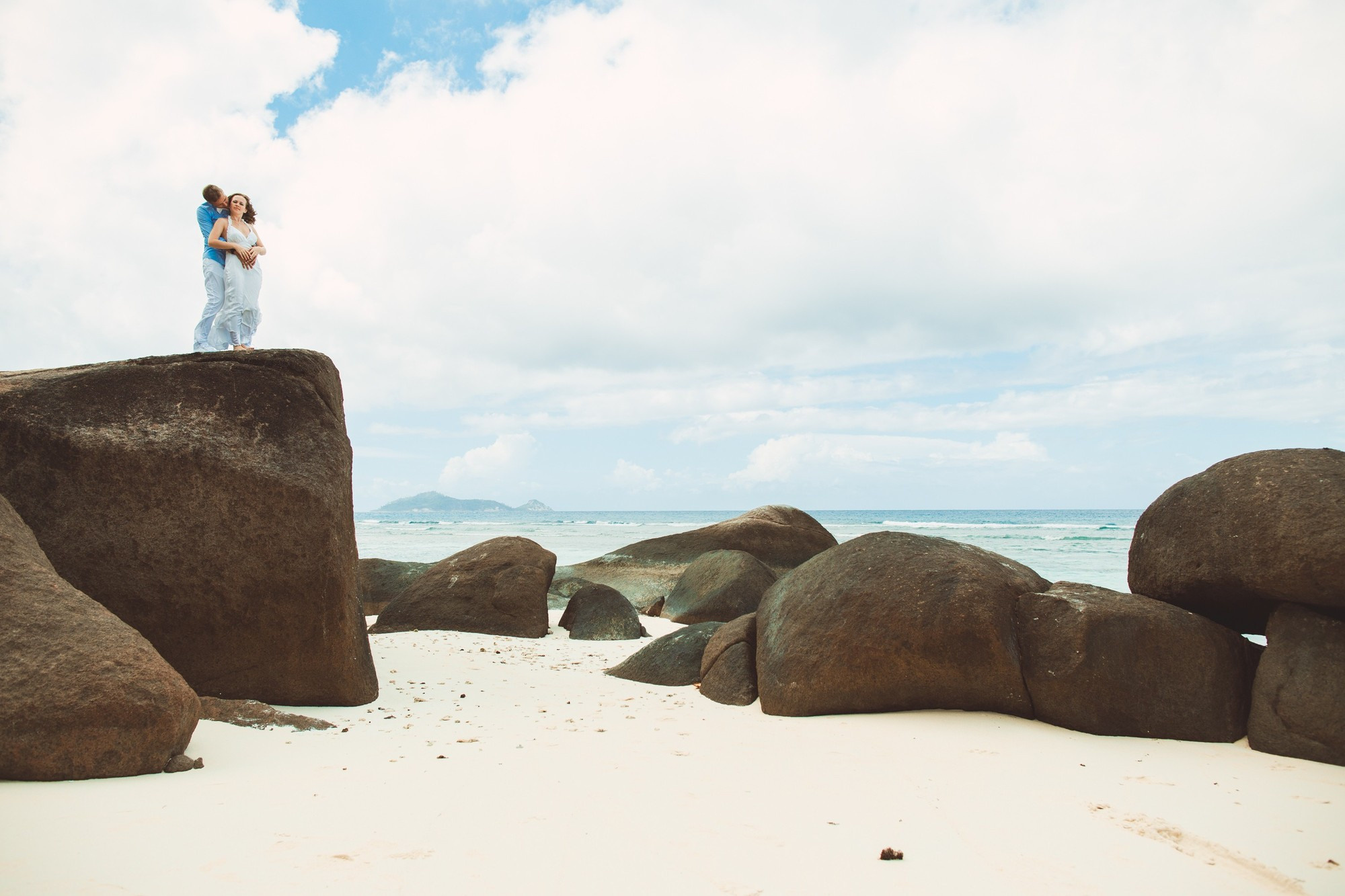 Любовь и Павел. Сейшельские острова