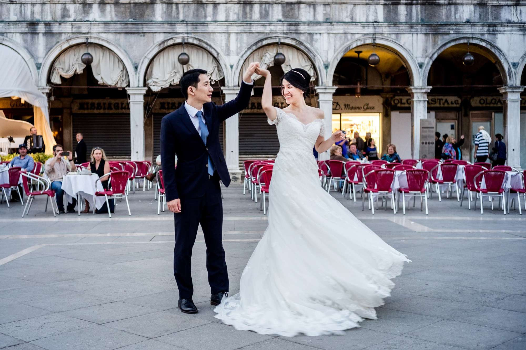 Jiemi and Kevin, Venice, Italy