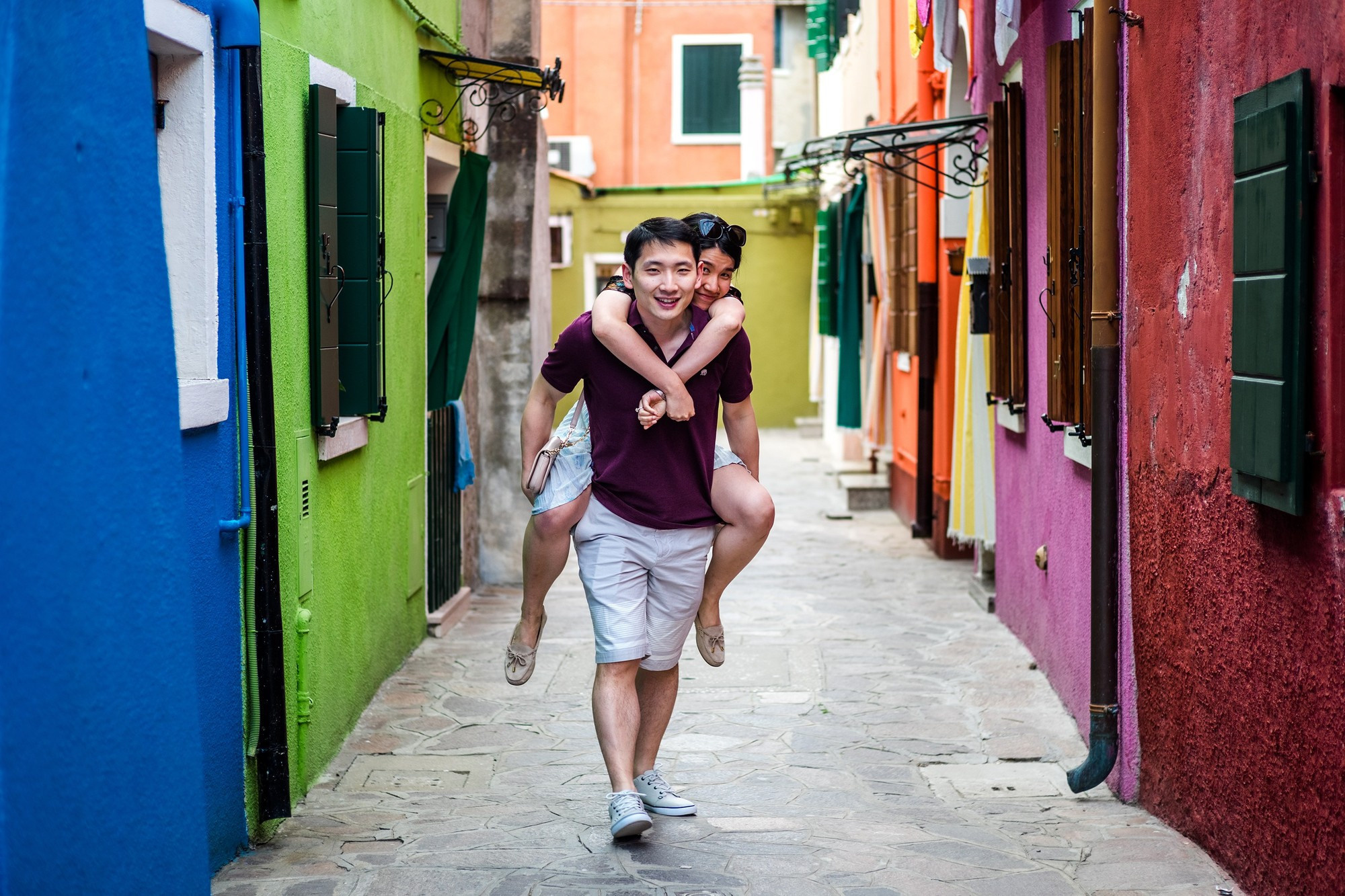 Jiemi and Kevin, Бурано, Италия