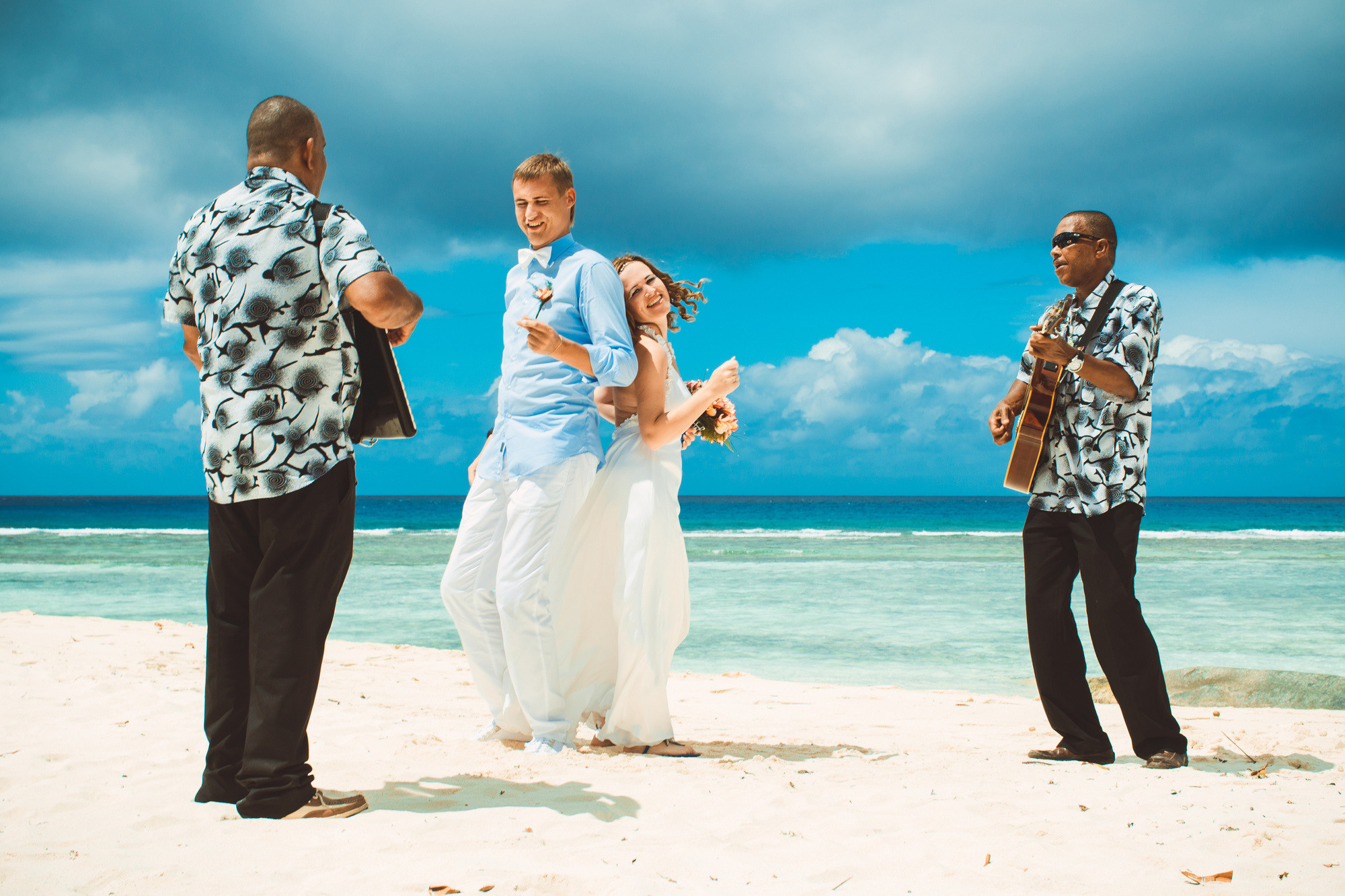 Любовь и Павел. Сейшельские острова