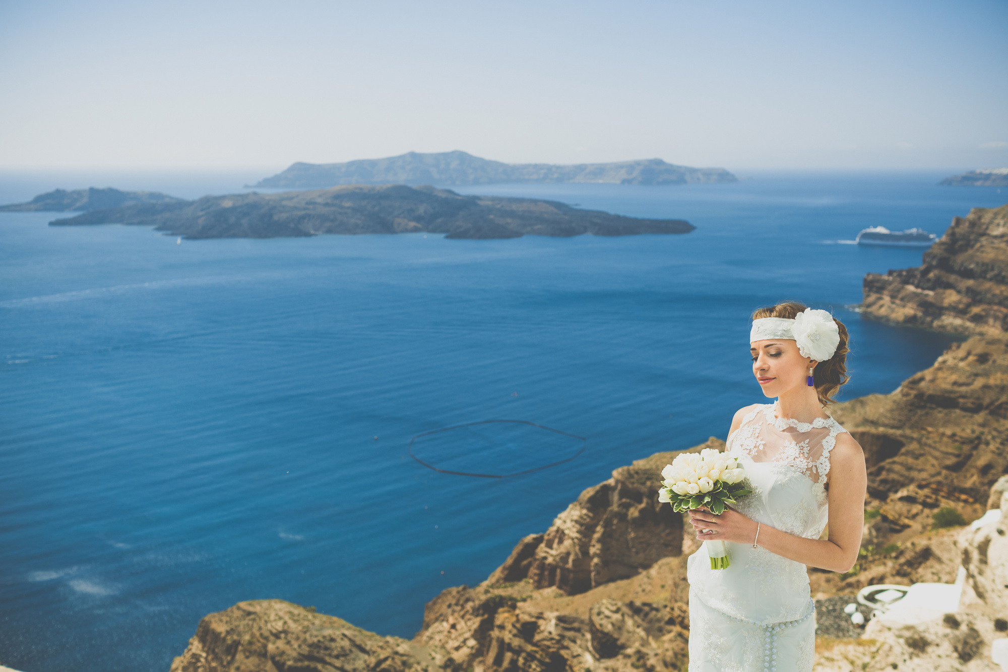 Вера и Андрей, Санторини, Греция