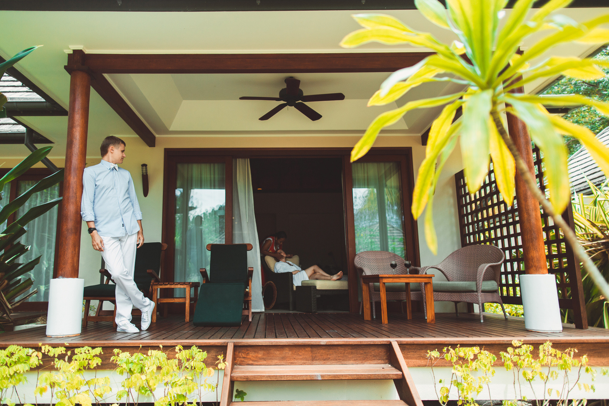 Любовь и Павел. Сейшельские острова