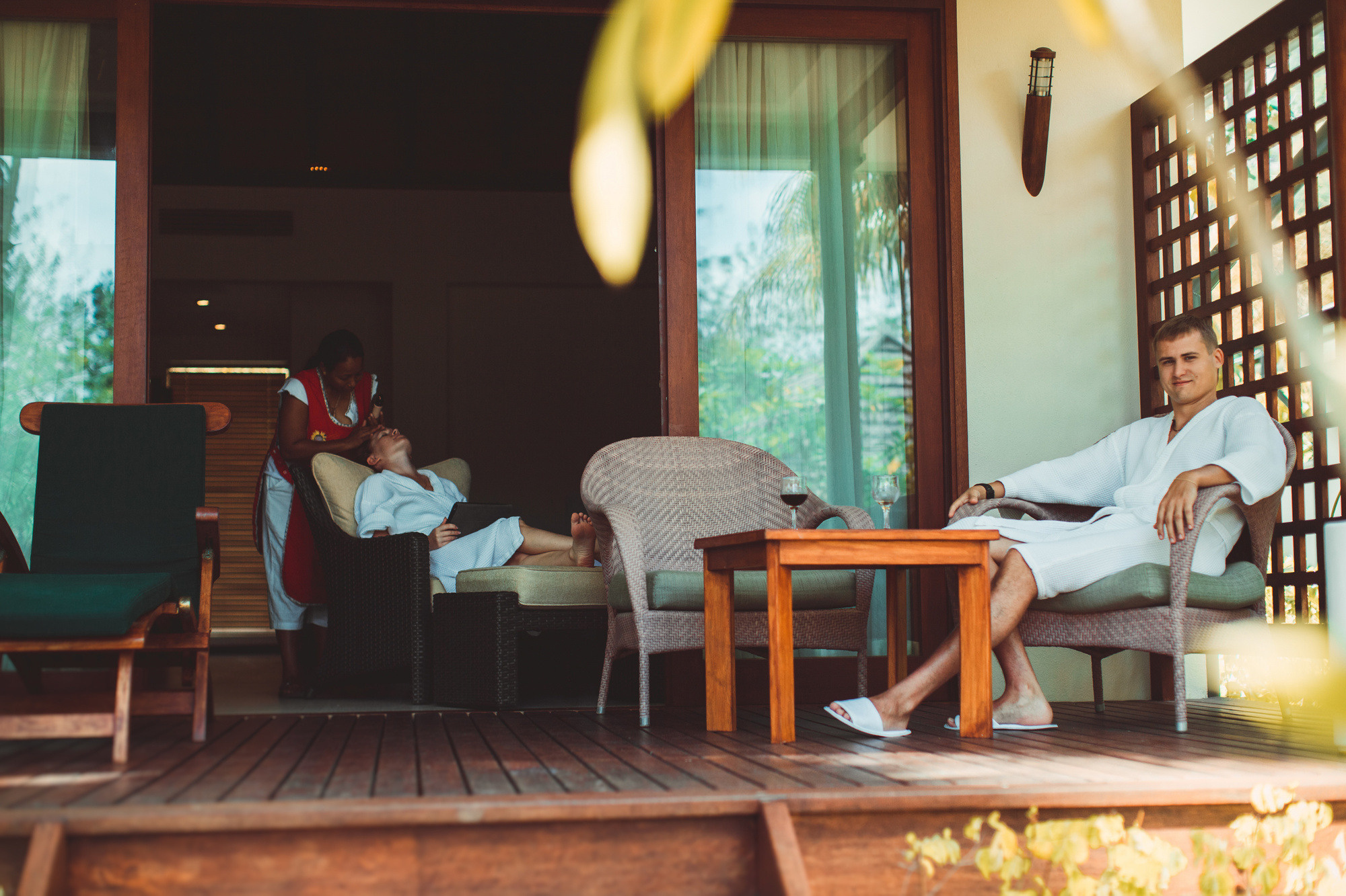 Любовь и Павел. Сейшельские острова