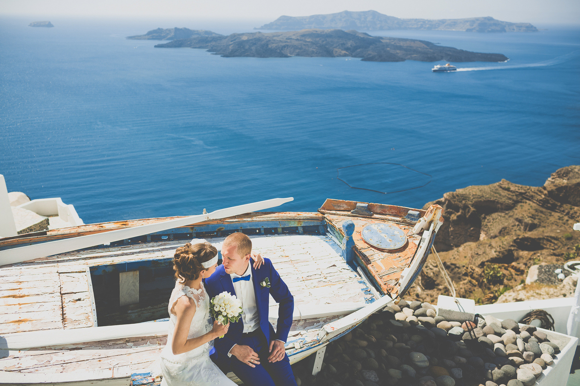 Вера и Андрей, Санторини, Греция