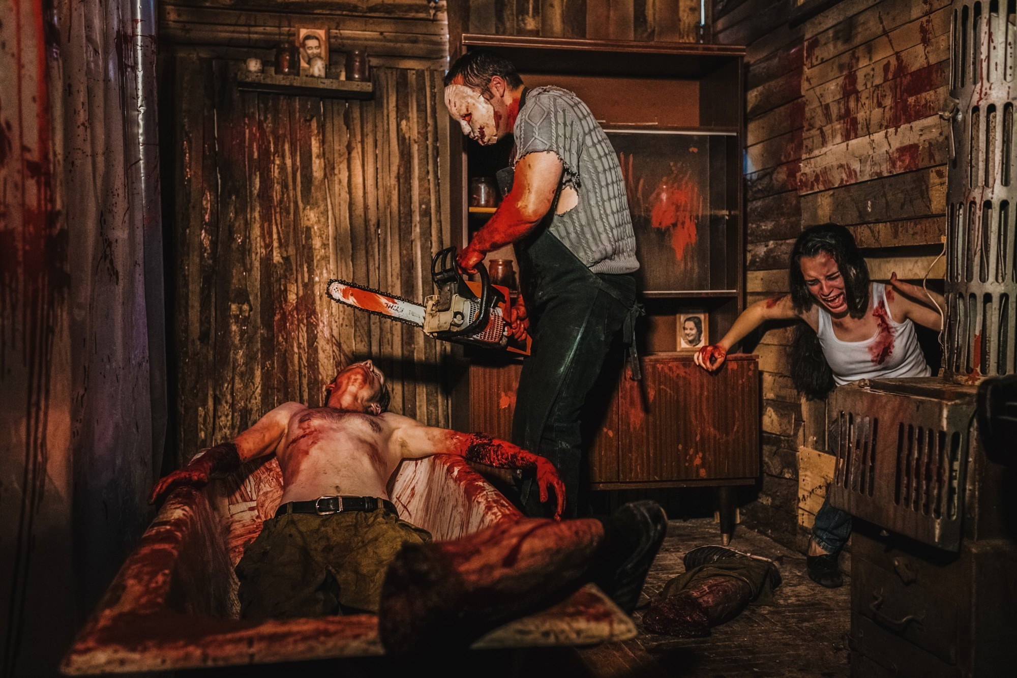 Съемки рекламы для квеста «Пила»