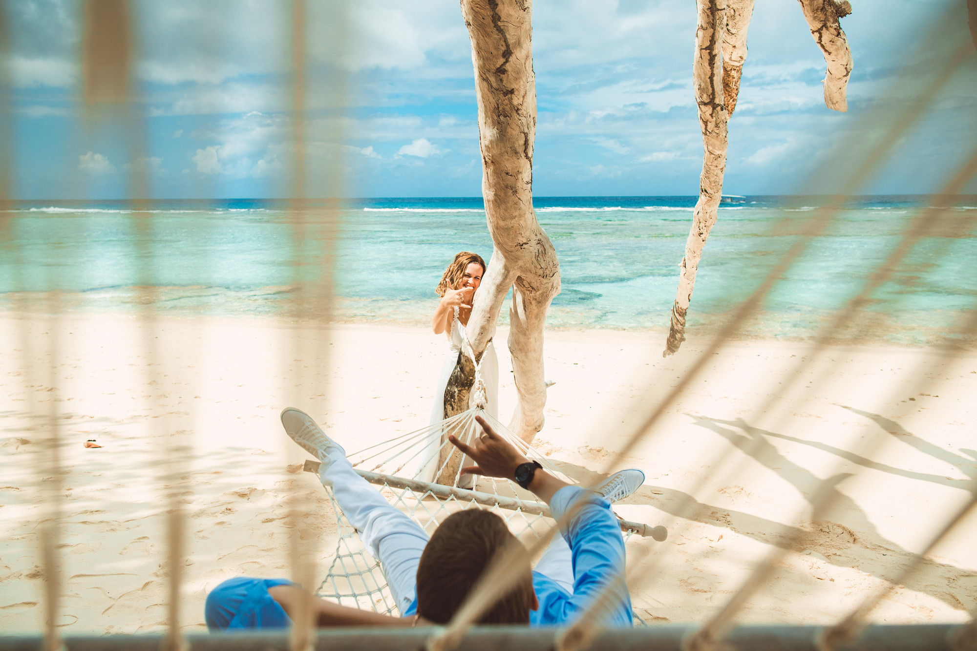 Любовь и Павел. Сейшельские острова