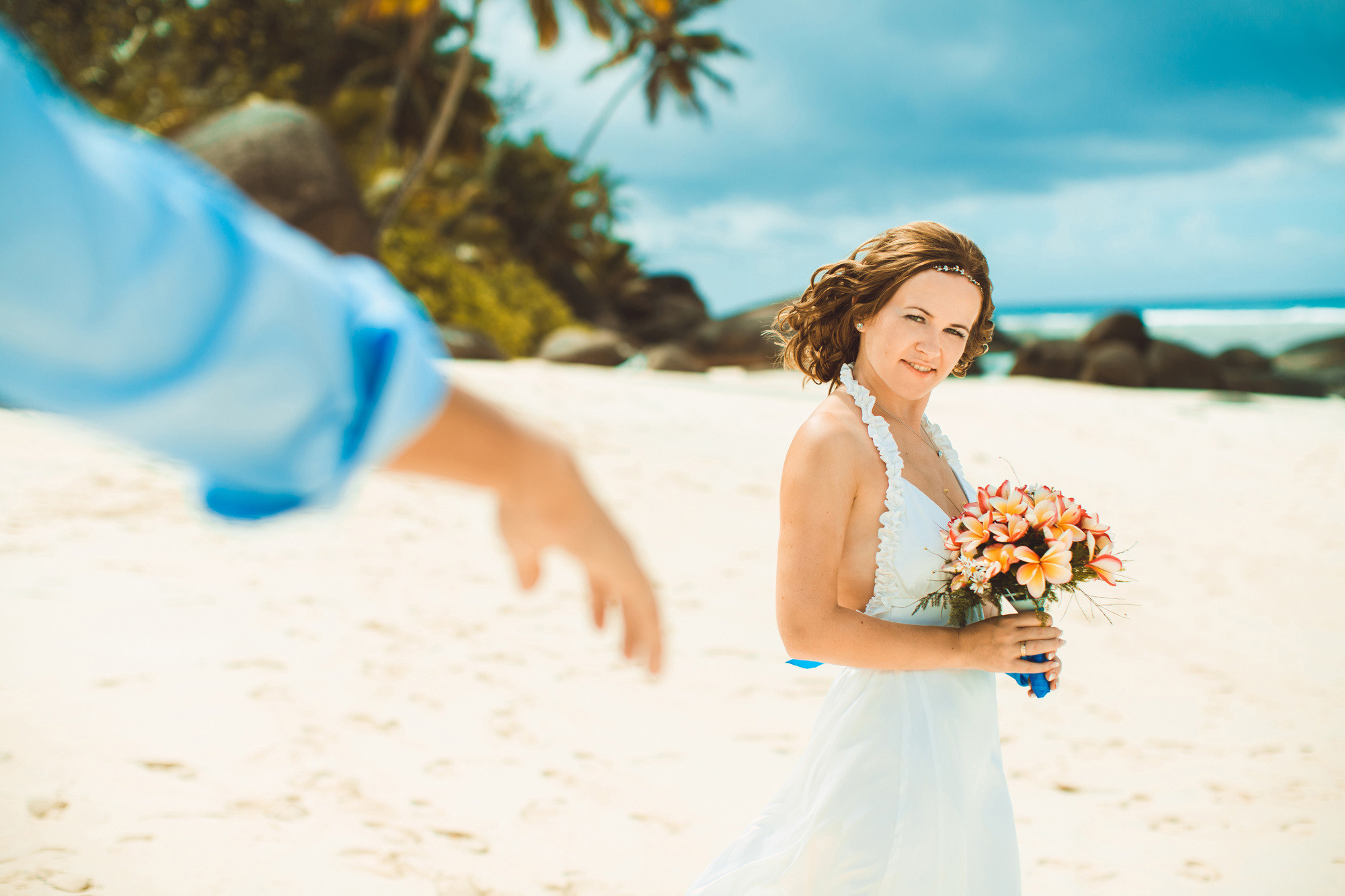 Любовь и Павел. Сейшельские острова