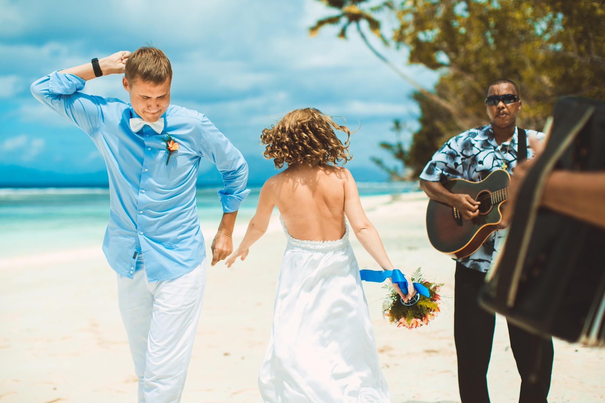 Любовь и Павел. Сейшельские острова