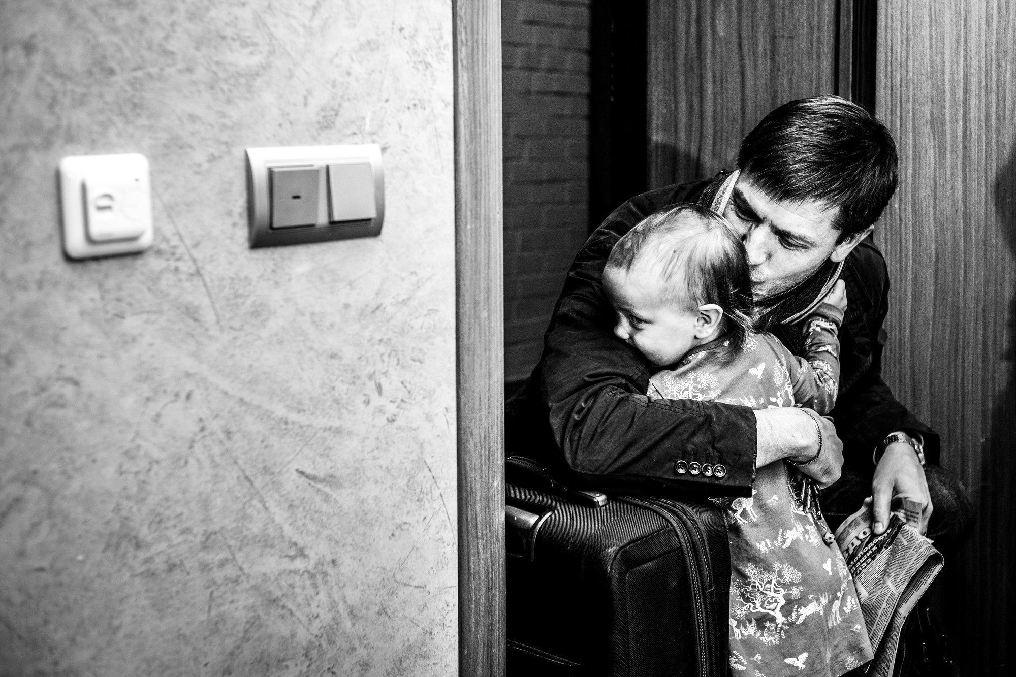 Из серии «один день». как мы ждем папу