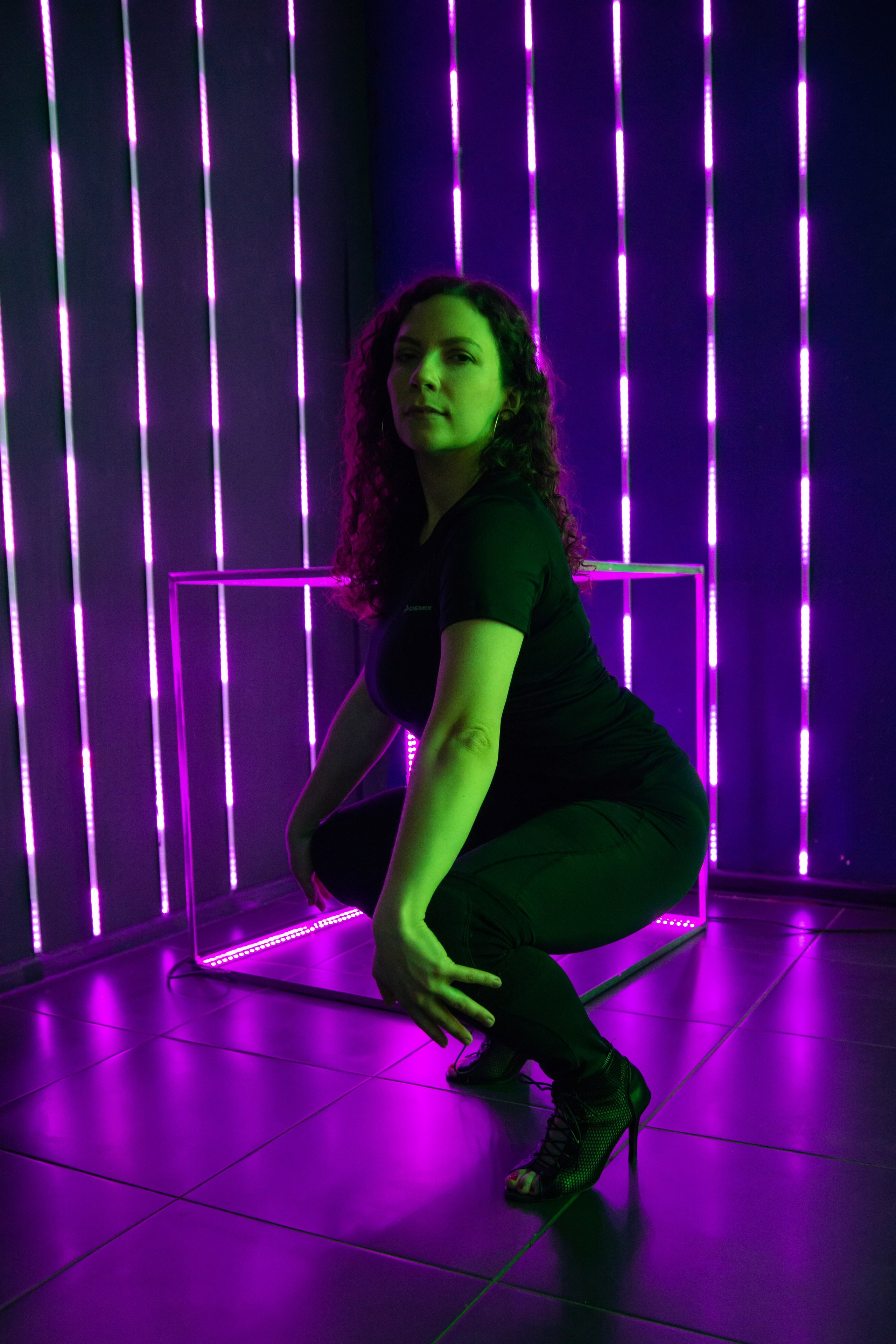 Анна в стиле киберпанк. Фотограф и дизайнер в Москве Екатерина Лобачева