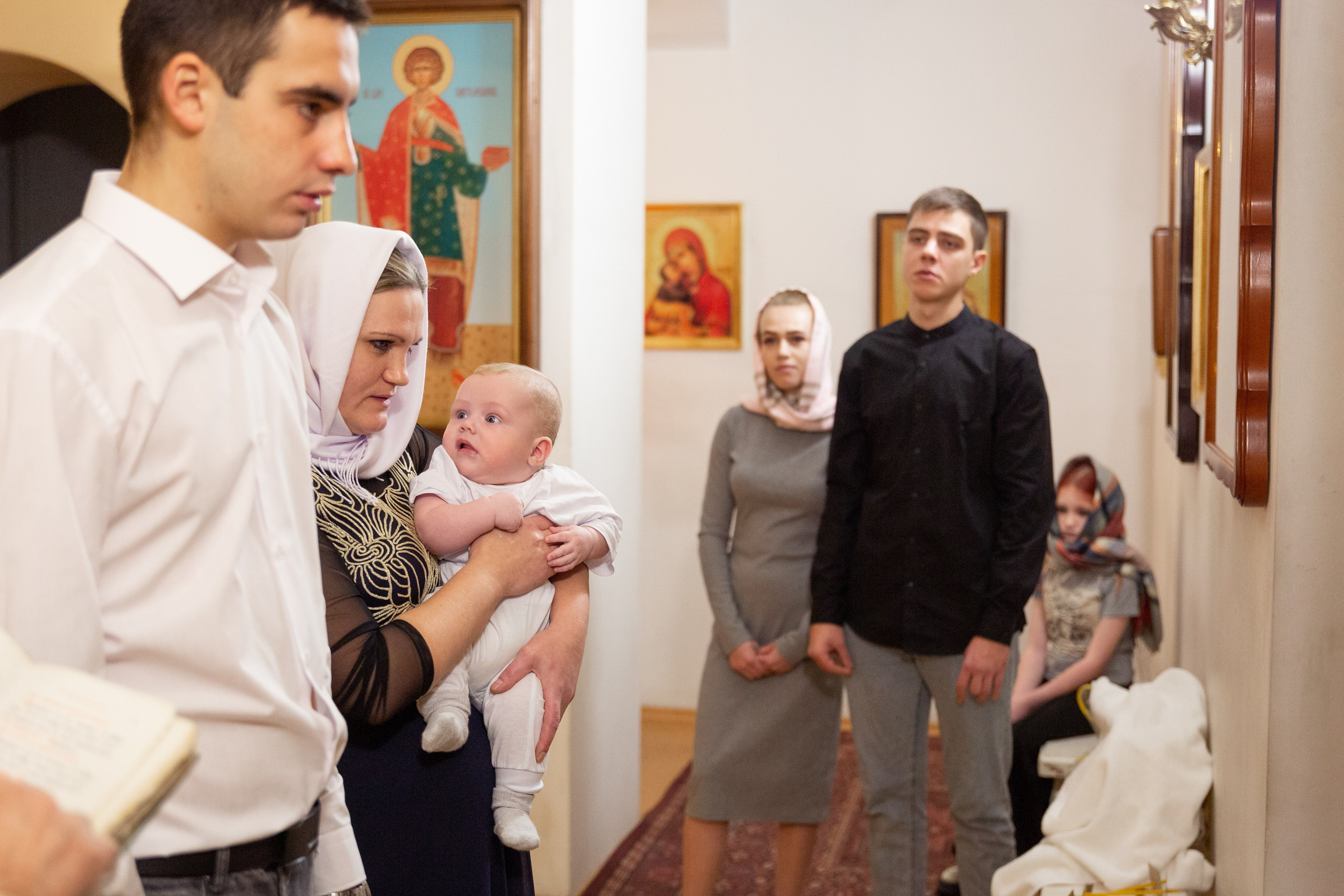 Таинство крещения. Фотограф Комаров Сергей