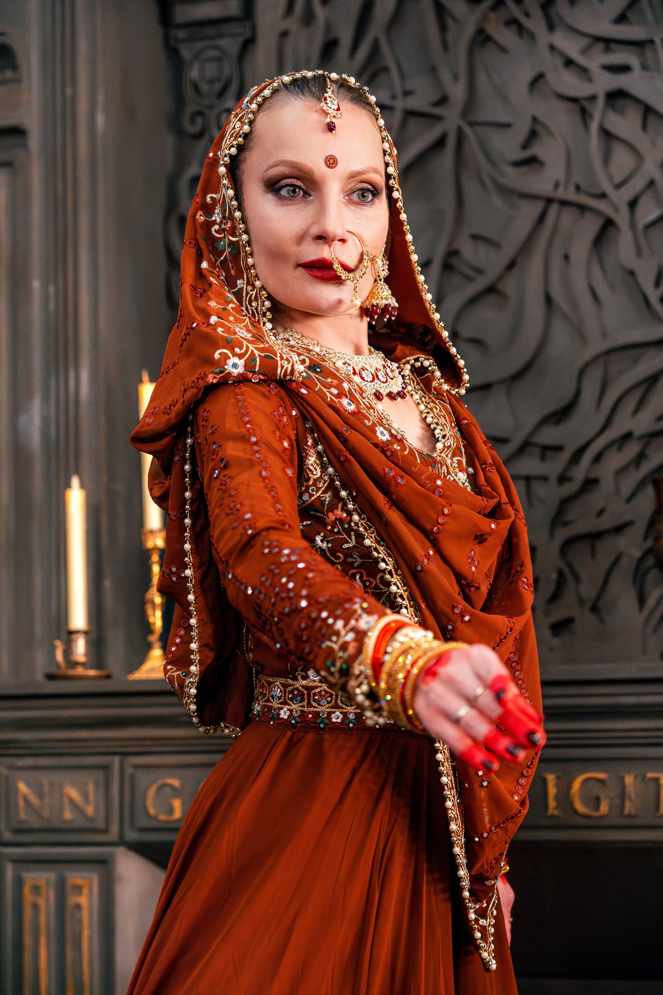 Съемка в Индийском стиле. Легкая фотография