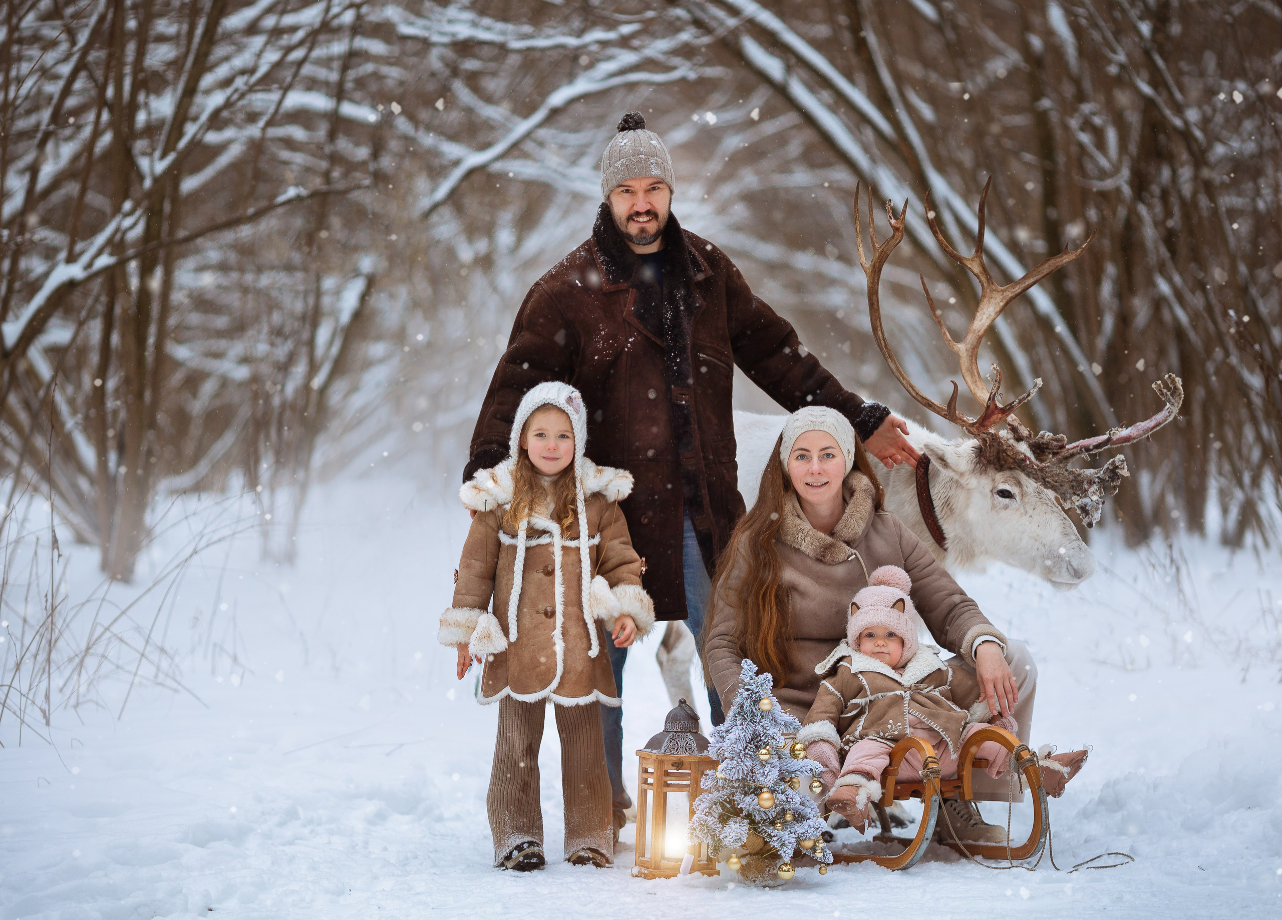 Фотосессии с оленями. Фотограф Лия Милк | Москва, Подмосковье